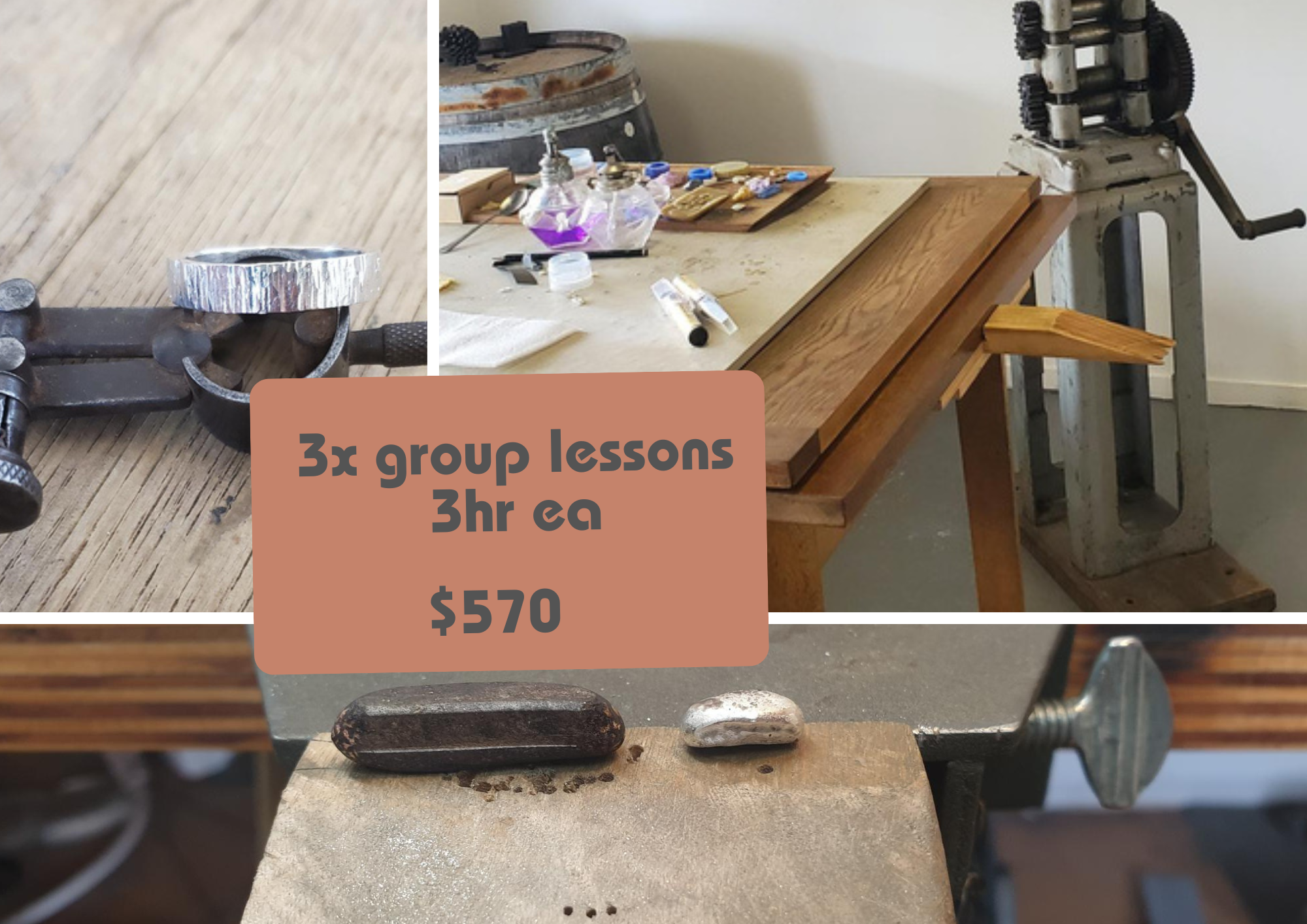 Group lesson package of 3x