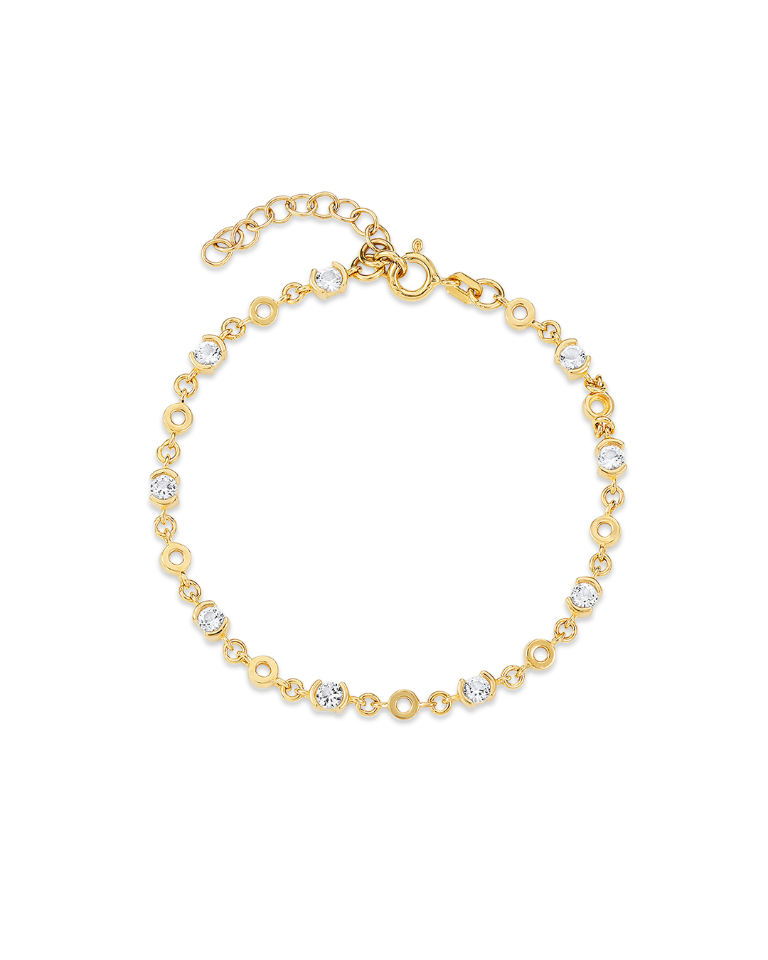 Lyla Fine Bezel Bracelet in Gold