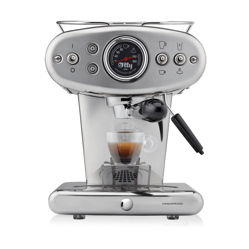 Illy X1 Anniversary Espresso &amp; Coffee inox - Machine à café Iperespresso