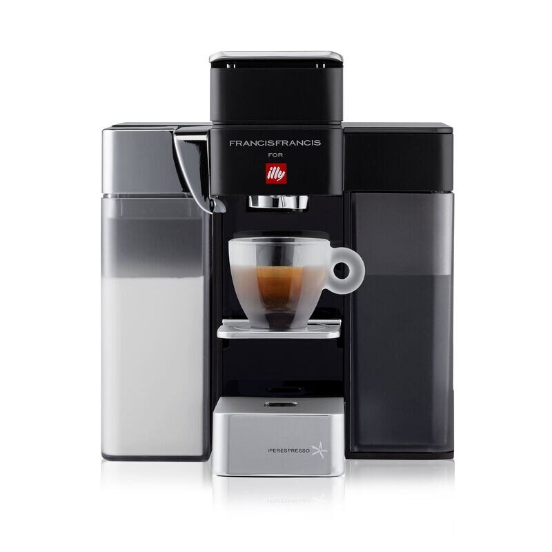 Illy Y5 Milk Espresso &amp; Coffee noire - Machine à café Iperespresso