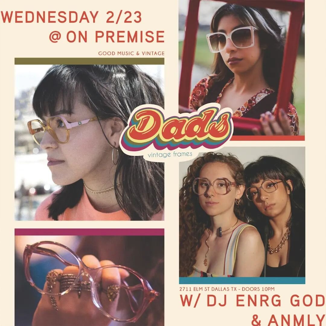 ✨ Come out tomorrow (this Wednesday)  to @onpremisedtx and catch us in the mix with @segunoguntona and @stanfrancisko . Check out some vintage styles, and soak in the music. 😎✌️✨