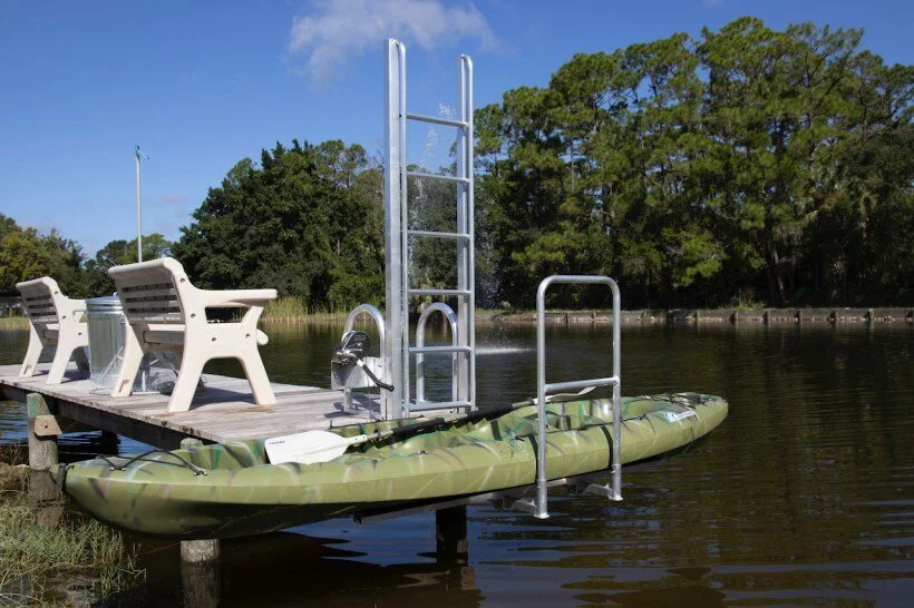 OZ Lifting Manual Brake Winches for Kayak Launch
