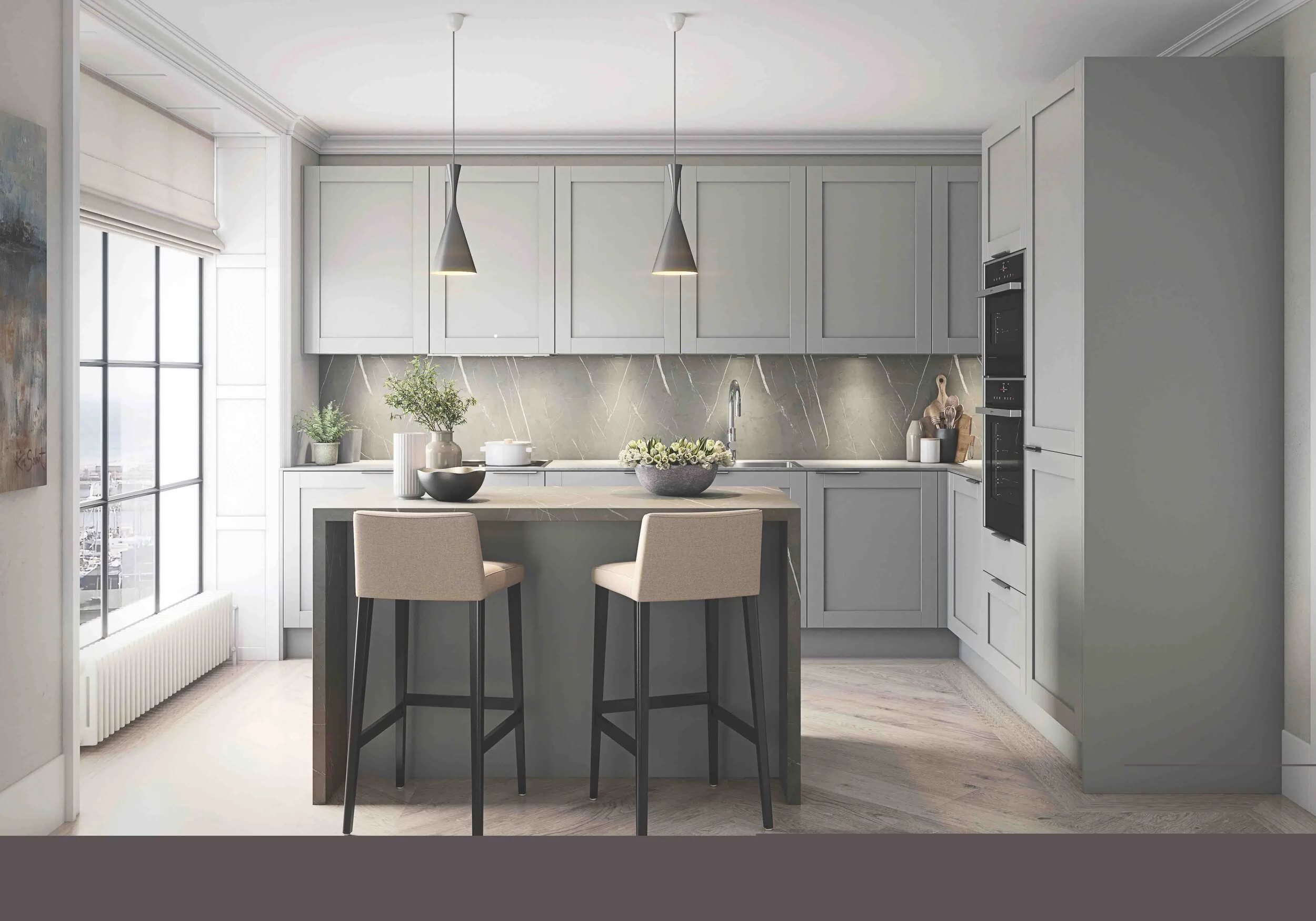 ‘Next Generation Finish’ with new Falmouth Dust Grey Kitchen by Daval