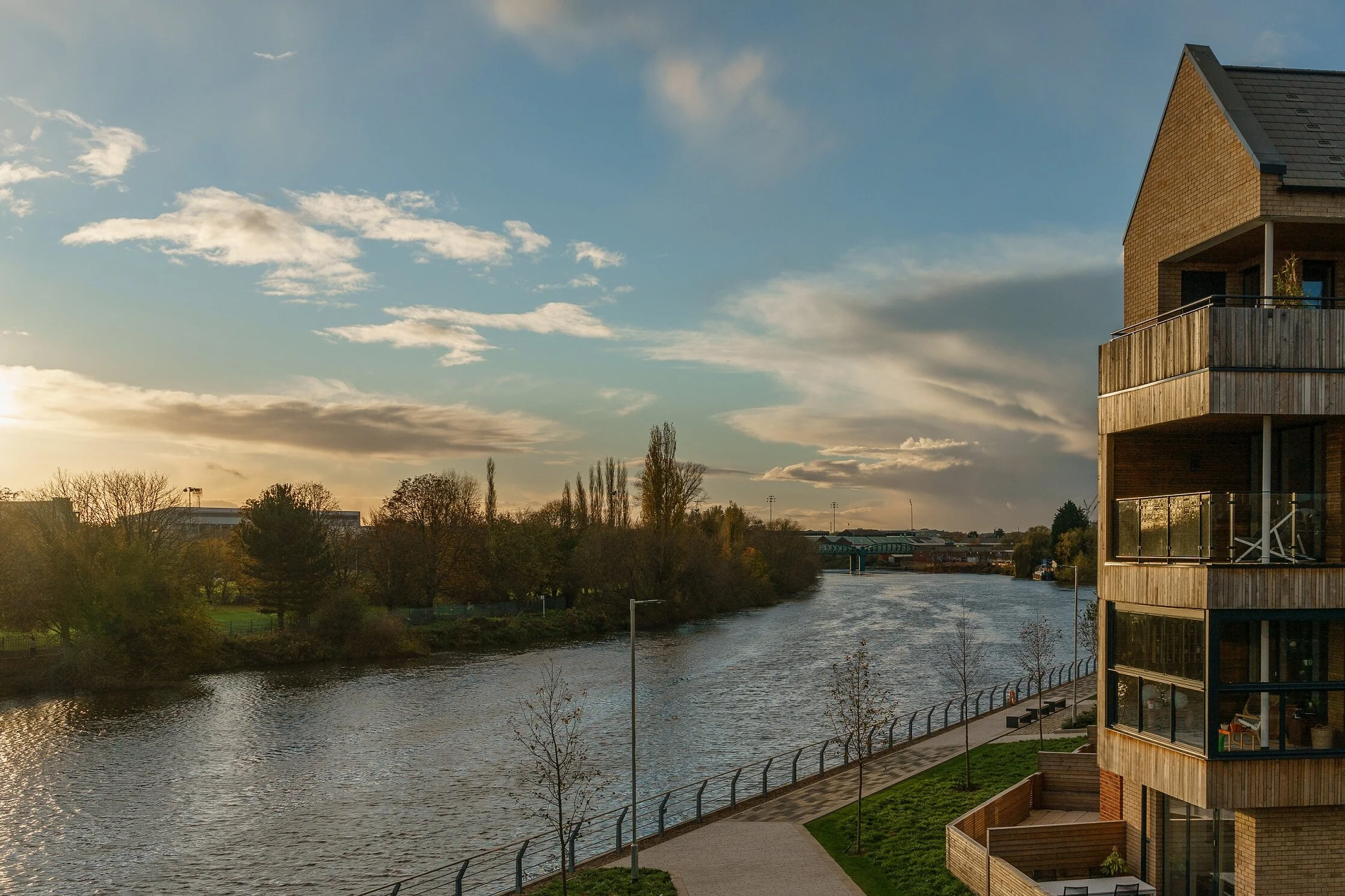 Works progress at £25m luxury riverside development in Nottingham