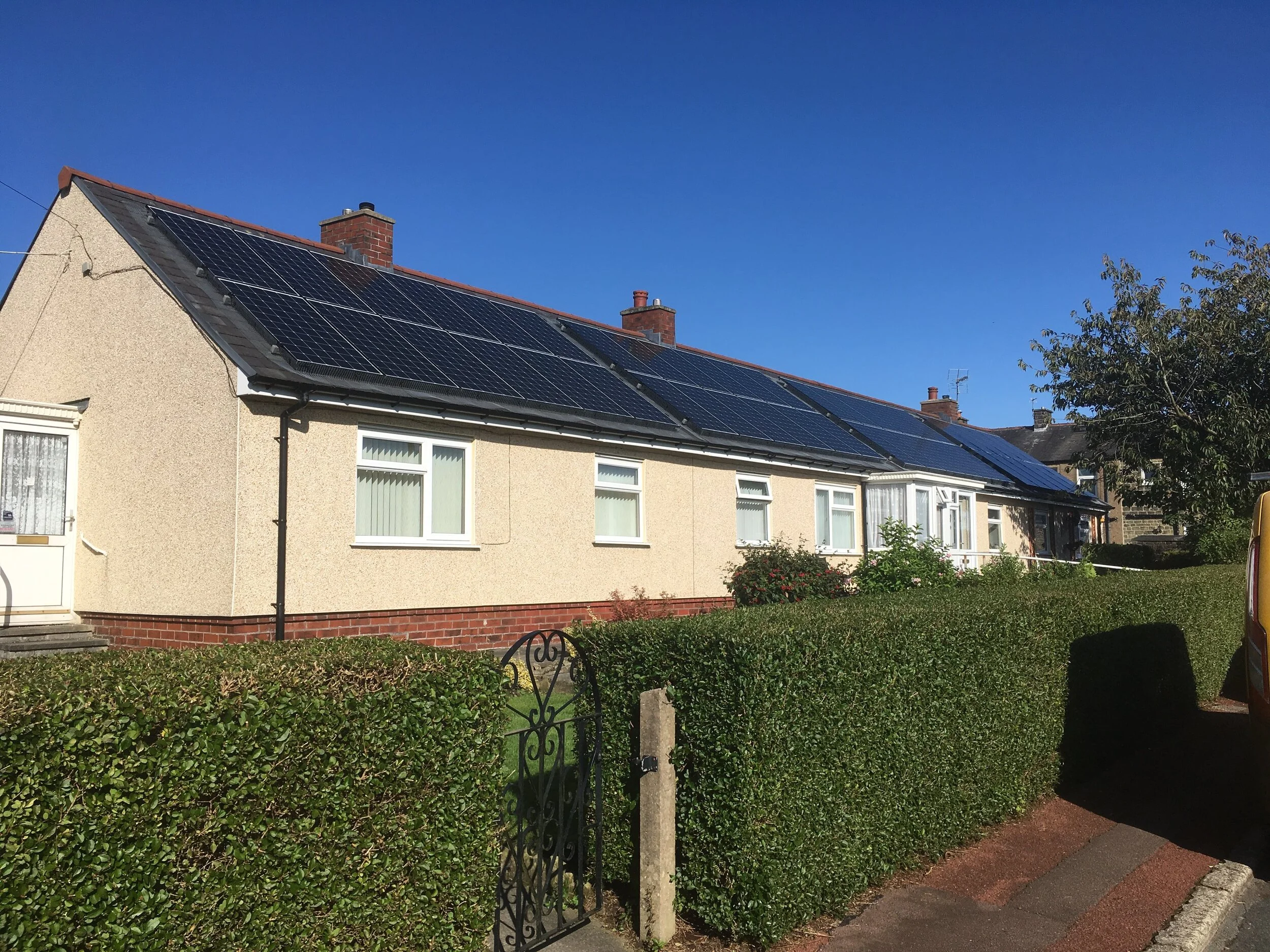 Hundreds of houses installed with solar panels in ground-breaking project