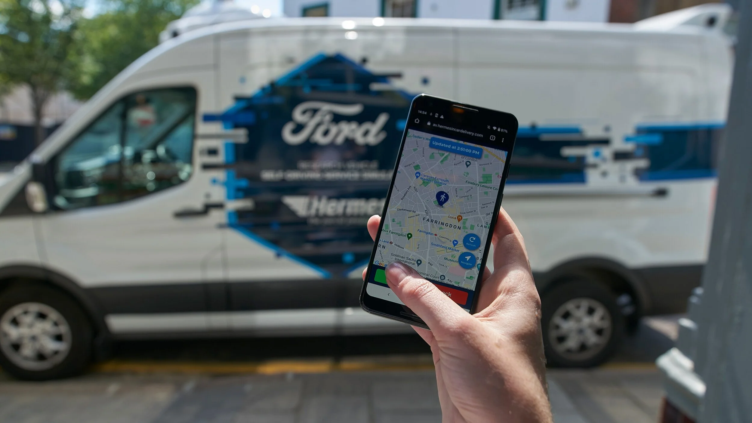 Would you trust your parcels to a self-driving van? 