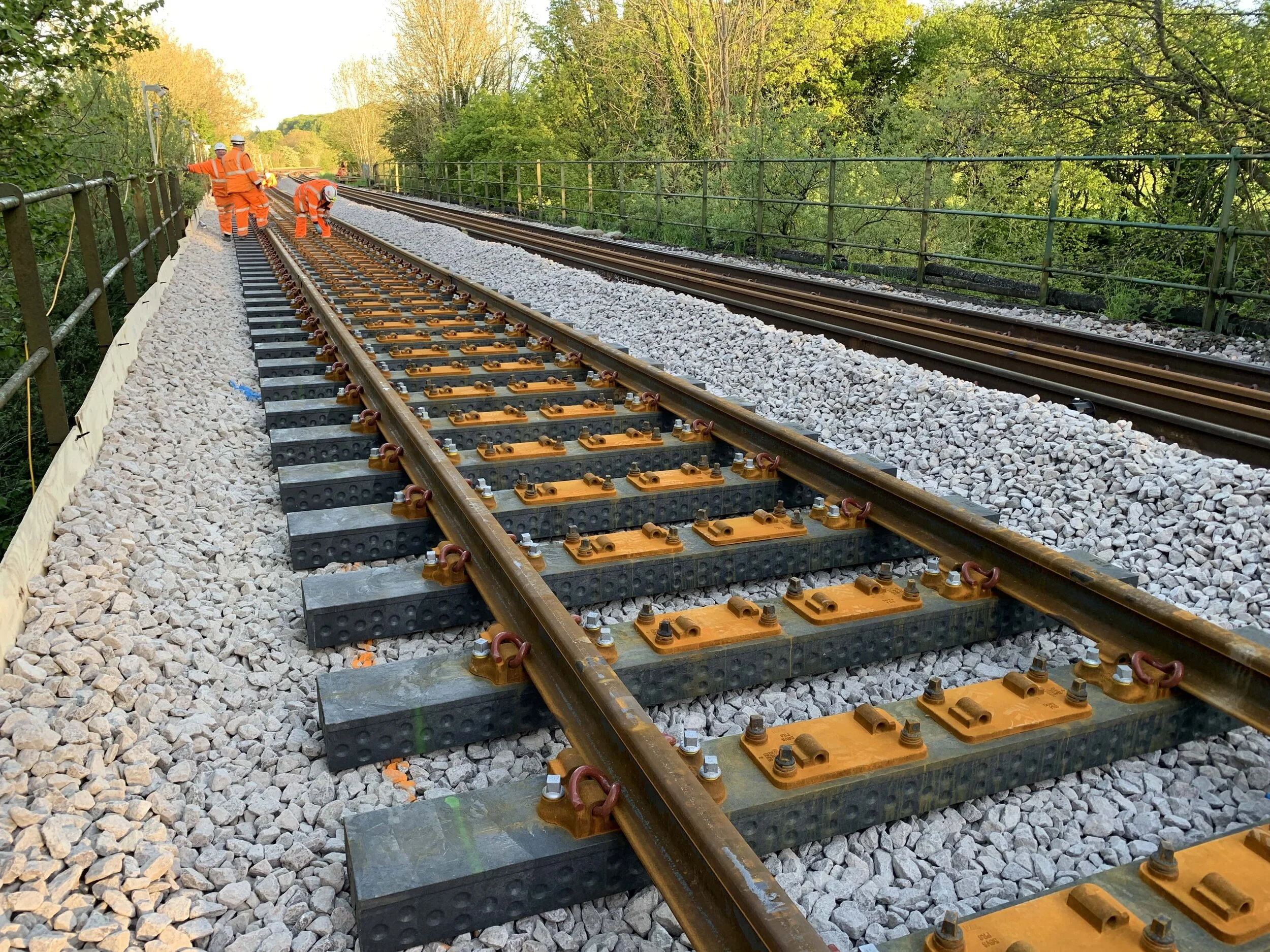 Beyond wood – first recycled plastic railway sleepers laid on Network Rail tracks