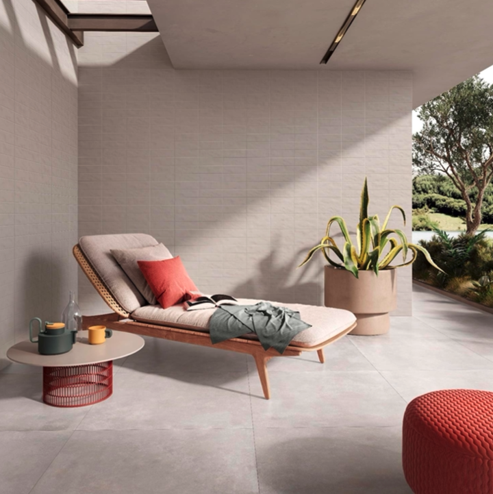 -Flooring Metropolis Grey – Covering: Brickworks Nuances Cameo