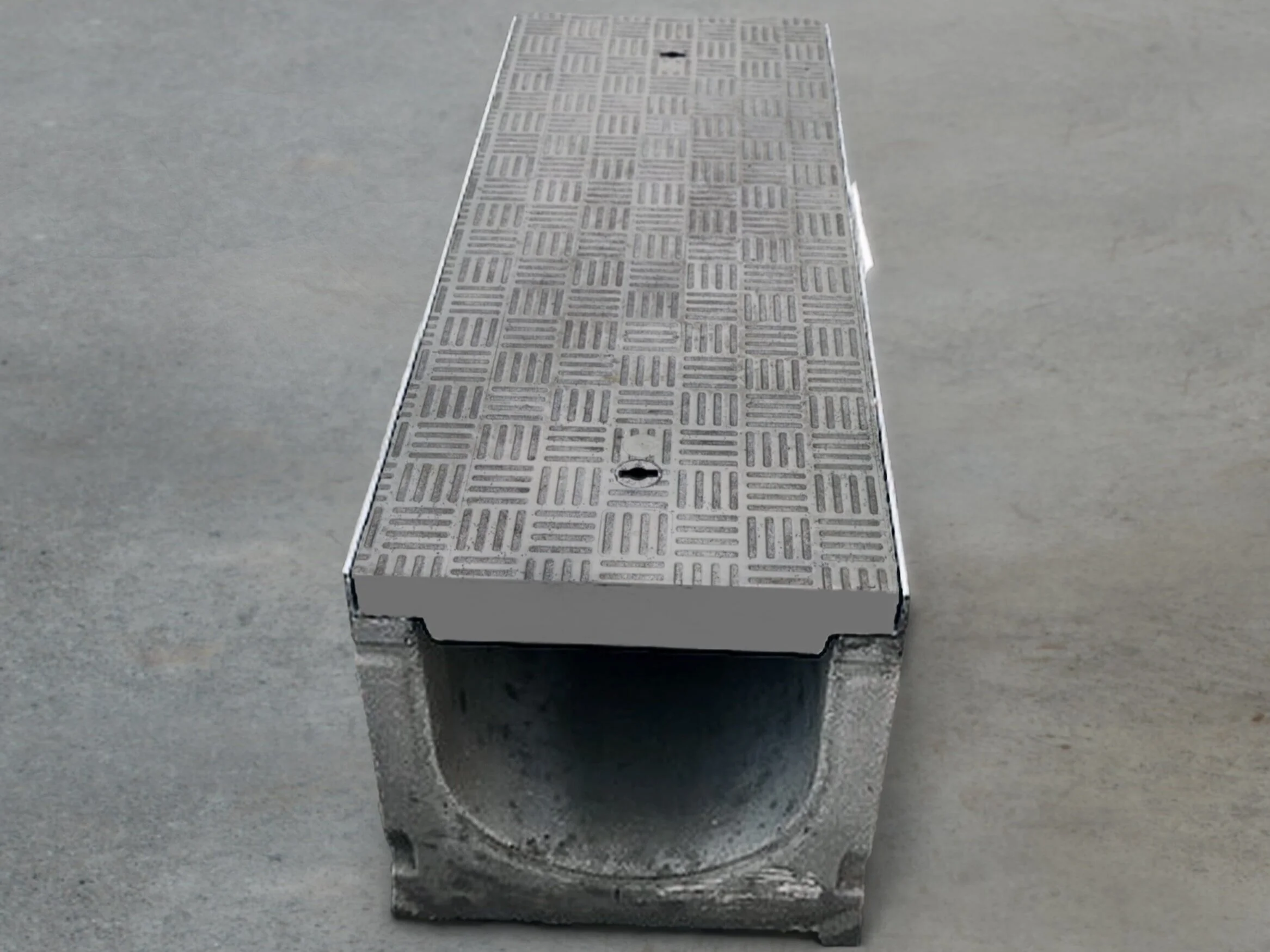 Covers were stepped from 40 to 65mm deep to meet the E600 load rating
