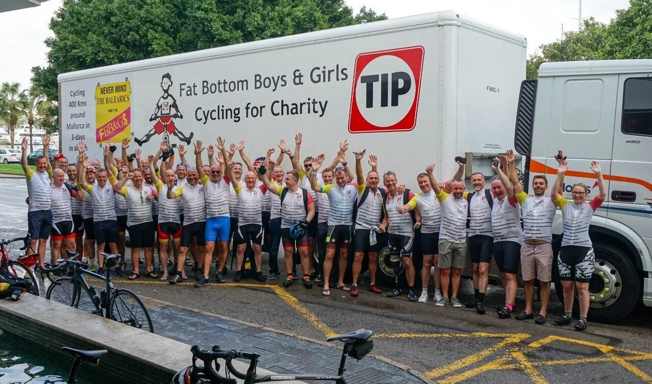 ‘Never mind the Balearics!’ - TIP’s FBB&amp;G successfully complete Balearics charity bike ride