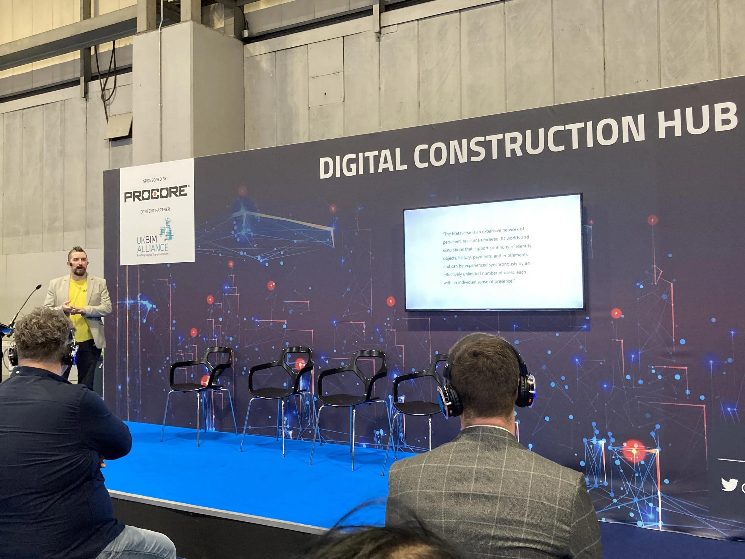 Back on track – the construction industry comes together again at first major live event