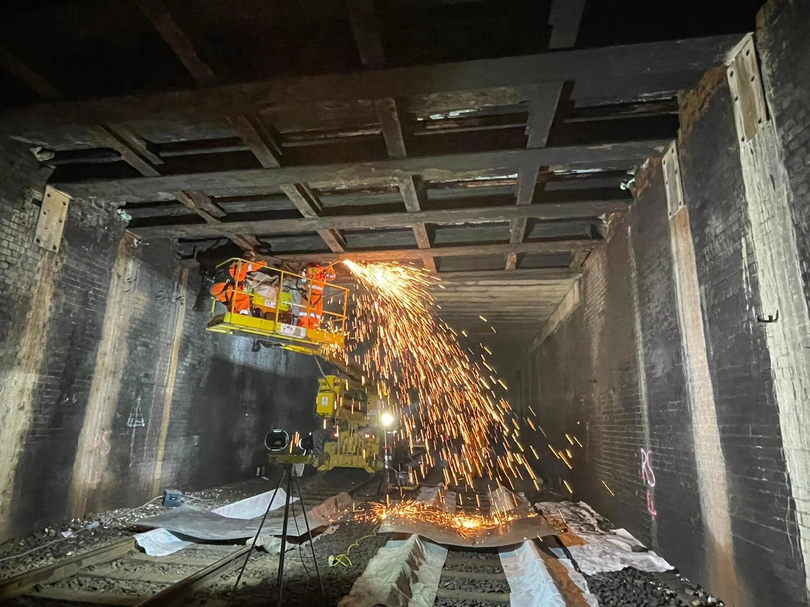 Network Rail continues with final stages of tunnel repairs
