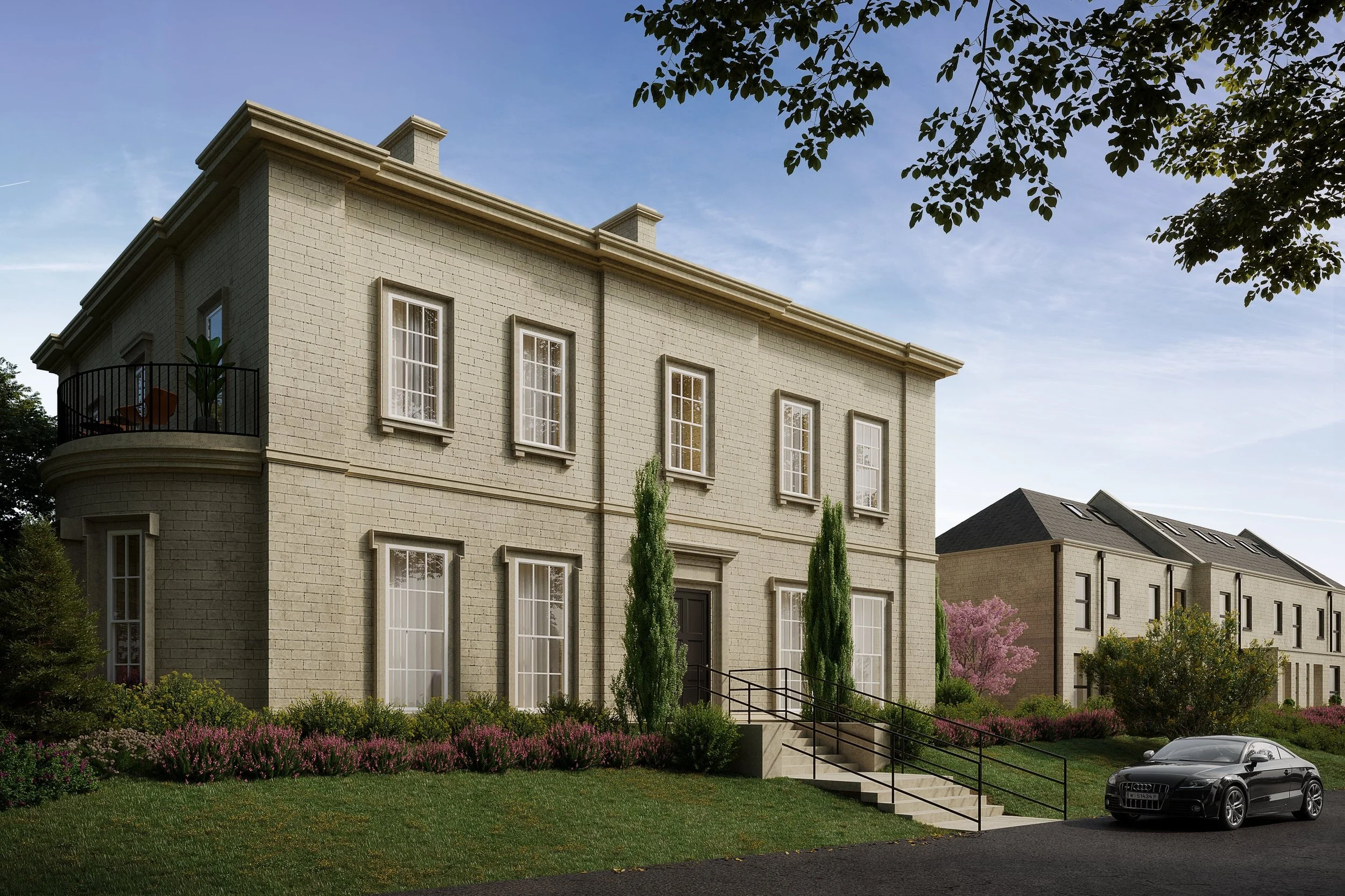 Work advances on new £8 million Leeds gated community