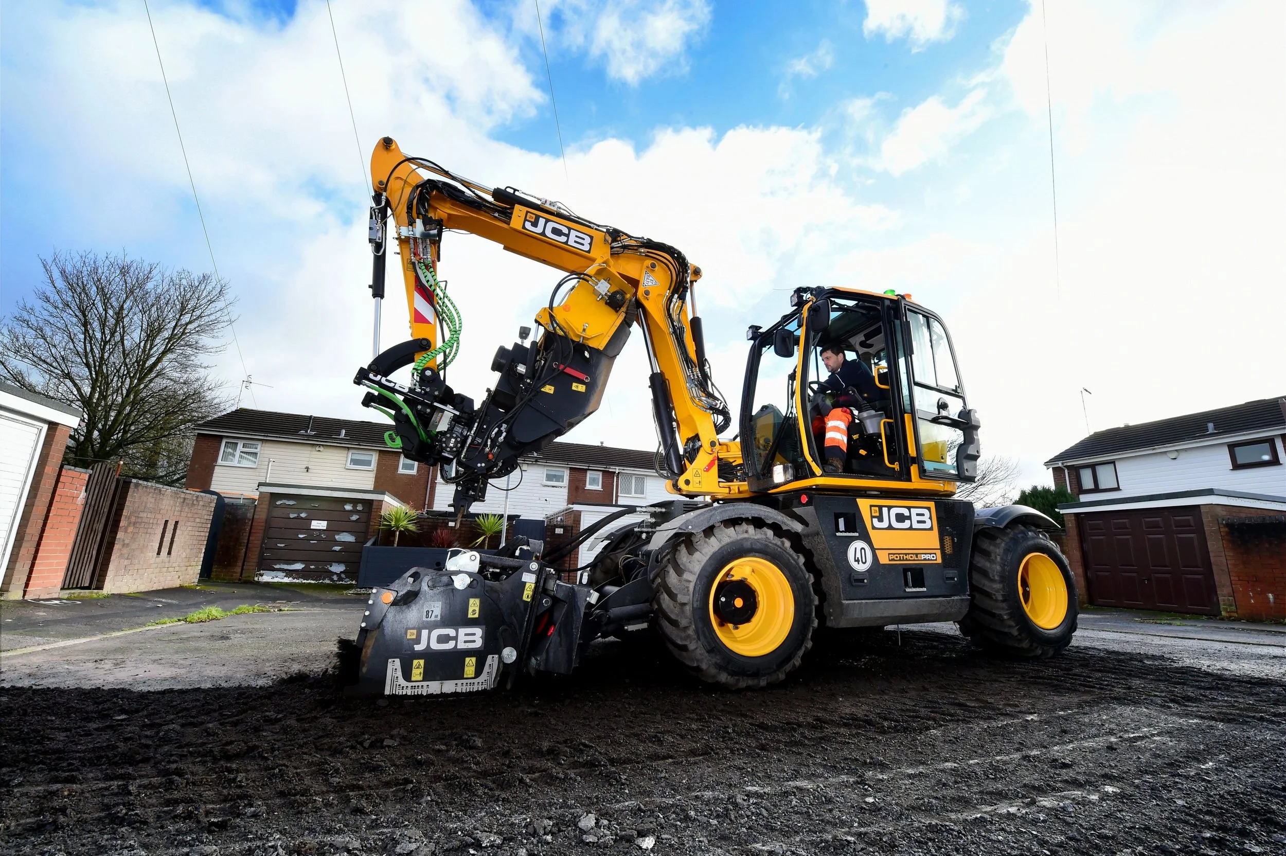 Olympic-sized success for council thanks to JCB's pothole fixer
