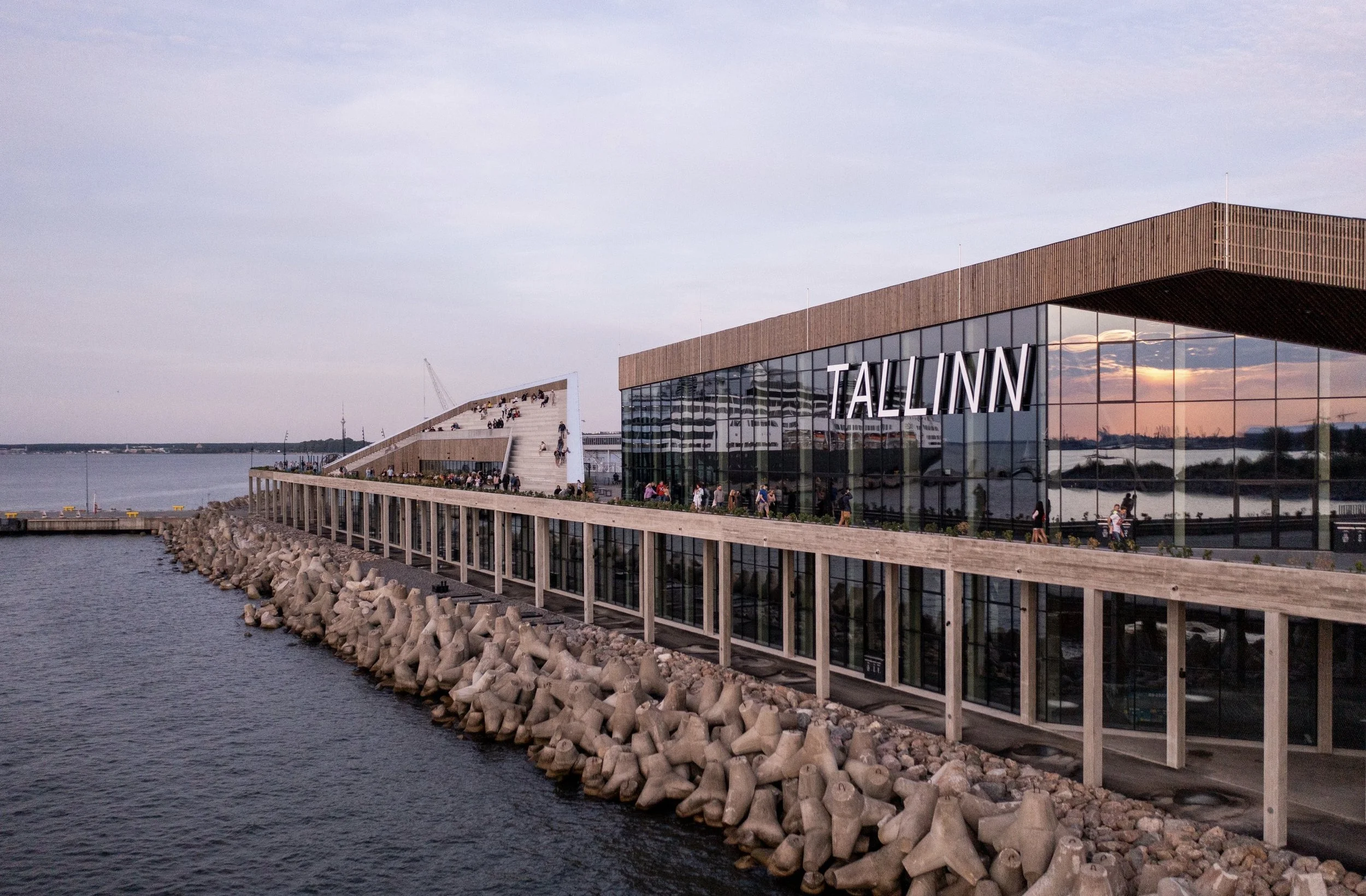 Stunning Kebony-clad cruise terminal welcomes visitors to the Port of Tallinn