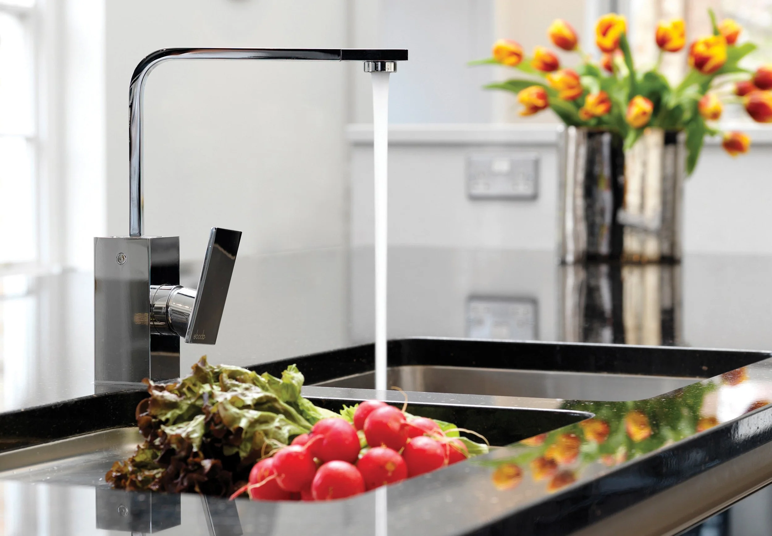 Abode save water with new Flow Limited Tap Collection