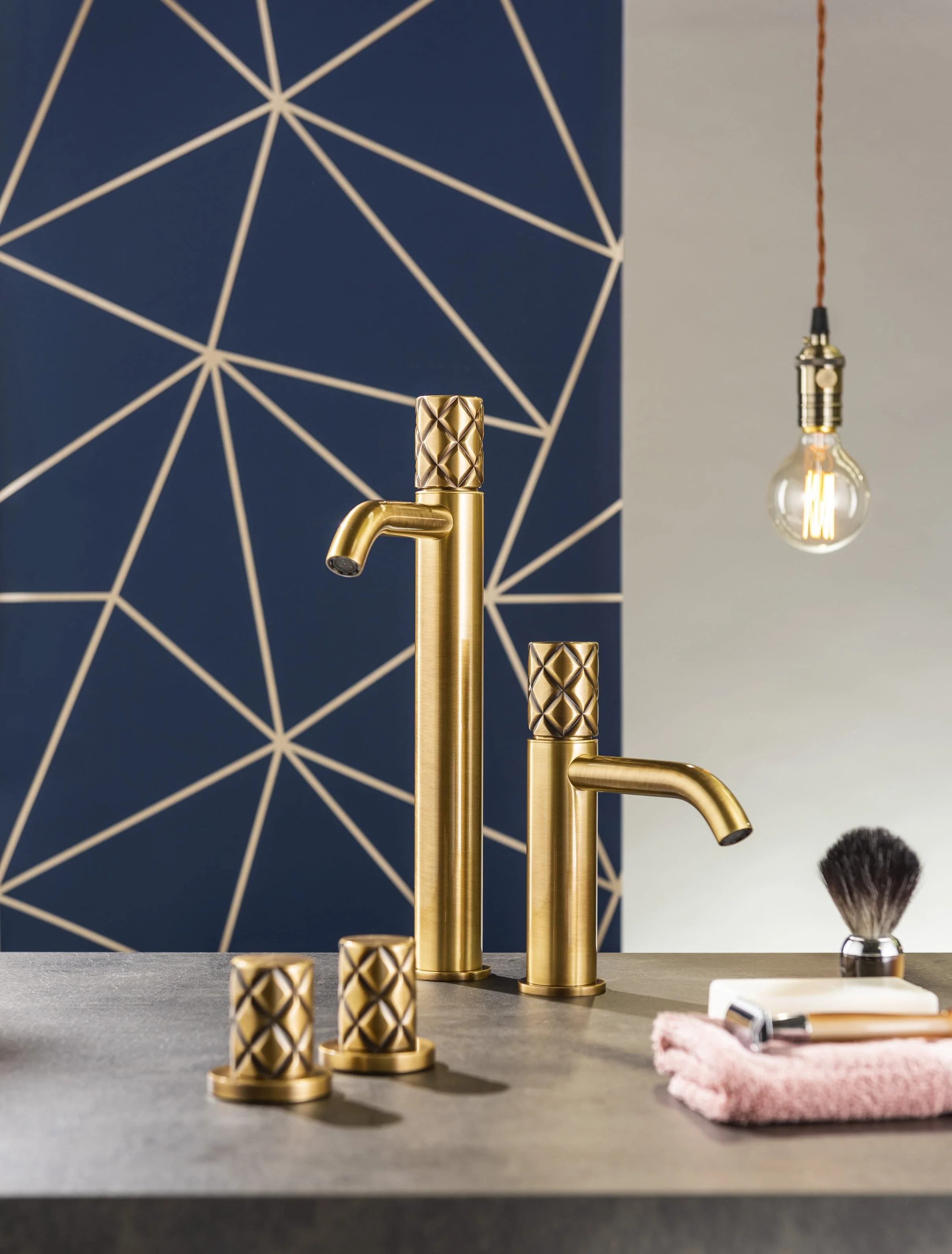 Abode new Kite Bathroom Collection with Diamond-style Embossing