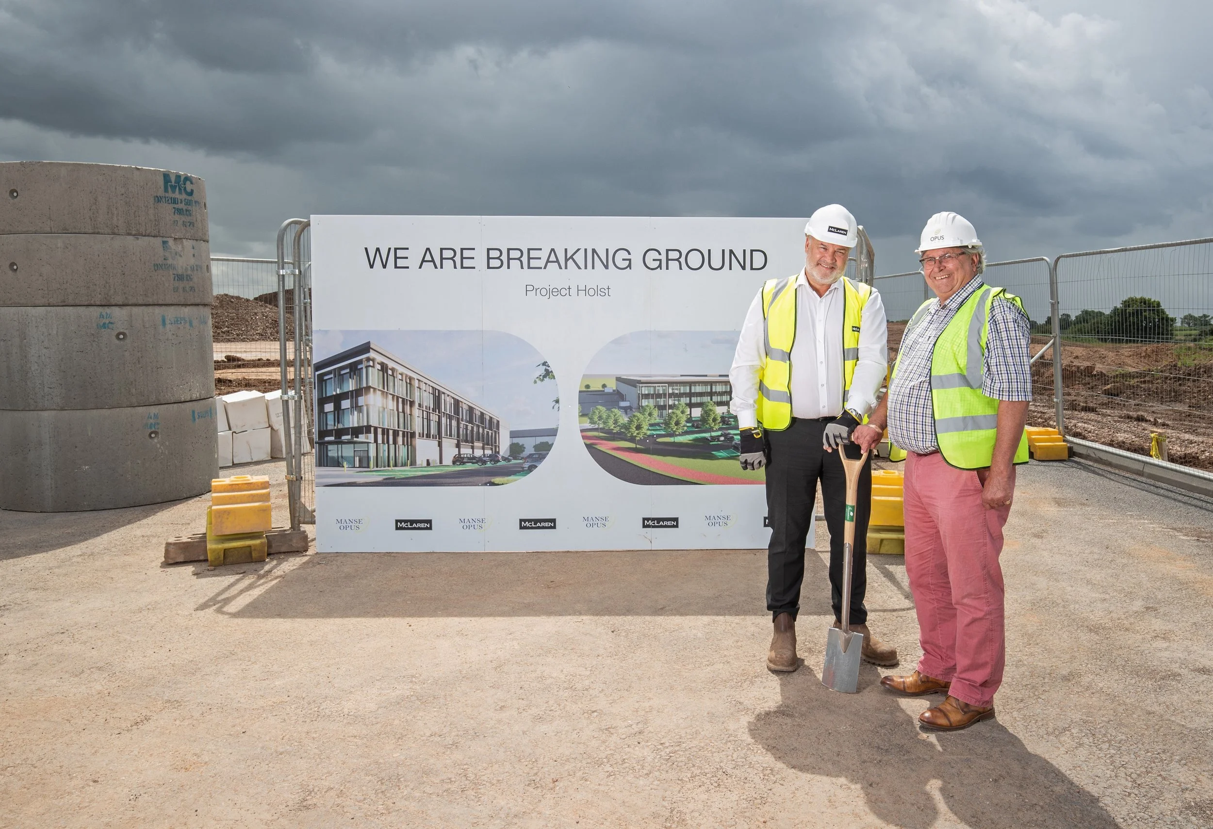 Ceremony marks start of works at Project Holst