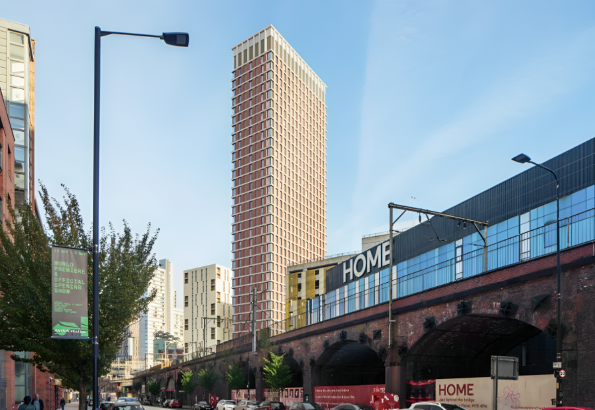 Plans lodged for 35-storey Manchester student tower