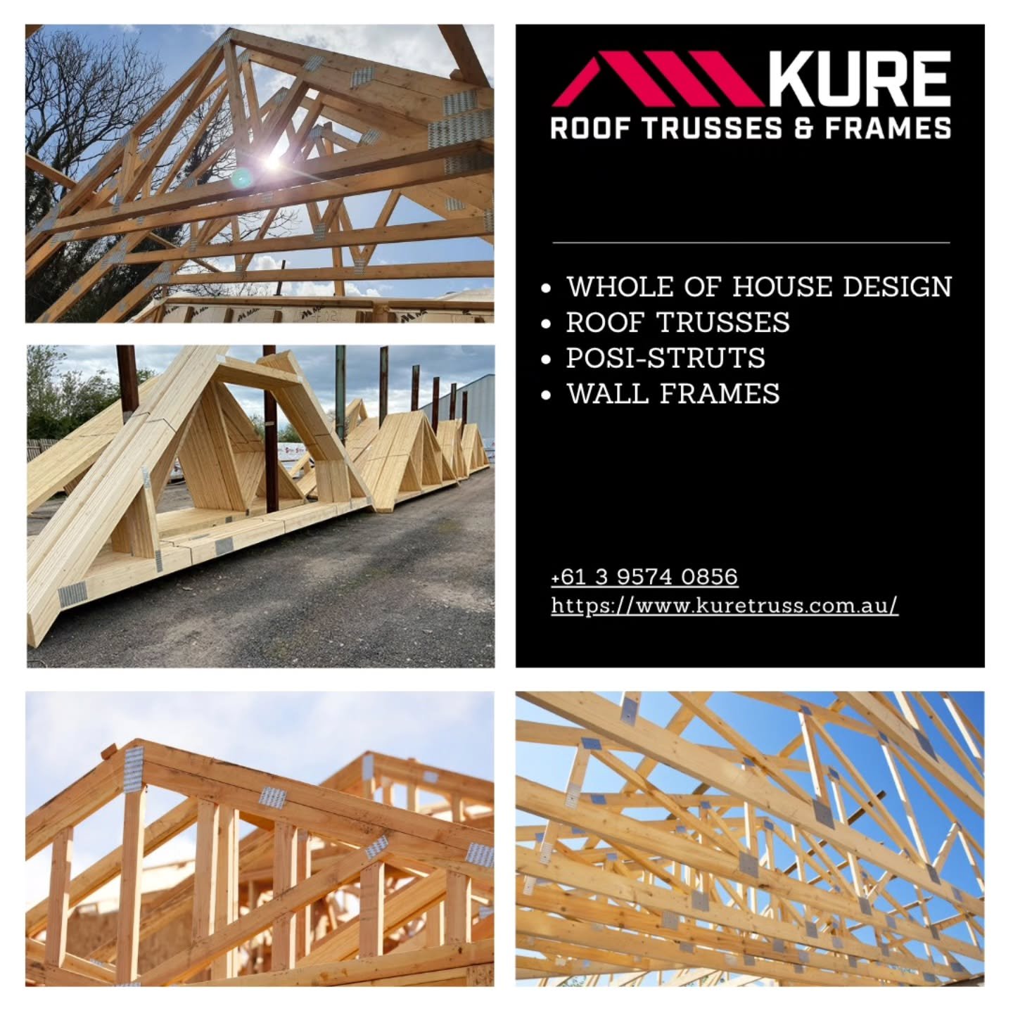 Speed Up Your Project with Prefabricated Wall Frames

🏗️ Time is money. That&rsquo;s why Melbourne builders are switching to prefabricated wall frames.
💡 Precision-built off-site
💡 Faster installation
💡 Less waste
📦 Delivered from Springvale to 