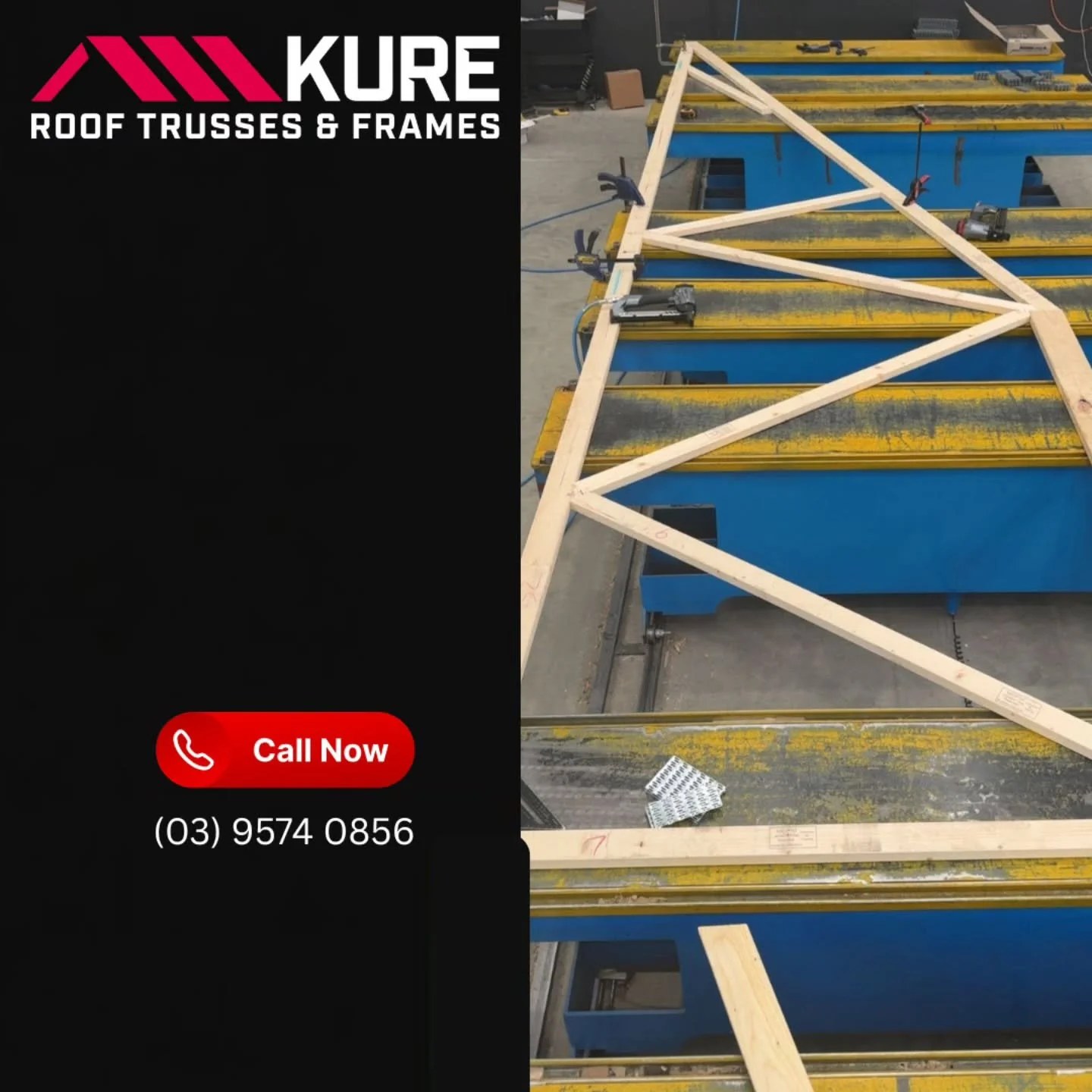 At Kure Truss, we provide high-quality:
✔️ Roof Trusses
✔️ Wall Frames
✔️ Posi Struts &amp; Flooring Systems
✔️ Expert Design &amp; Support

📍 Locations:
📌 59 Osborne Ave, Springvale VIC 3171
📌 5 Eclipse Dr, Mickleham VIC 3064

📩 info@kuretruss.c