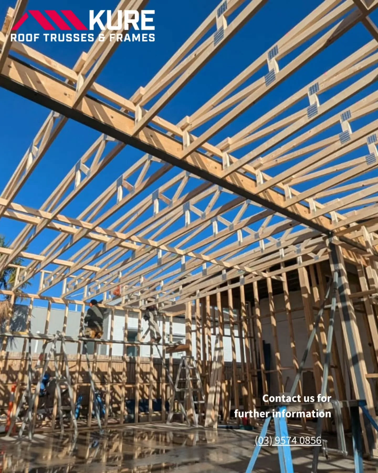 Let Kure Truss take care of the framing! We supply strong, precision-made roof trusses, wall frames, and flooring systems &ndash; built to Australian standards. 🇦🇺

📍 2 Locations to Serve You:
🏠 Springvale &ndash; 59 Osborne Ave
🏠 Mickleham &nda
