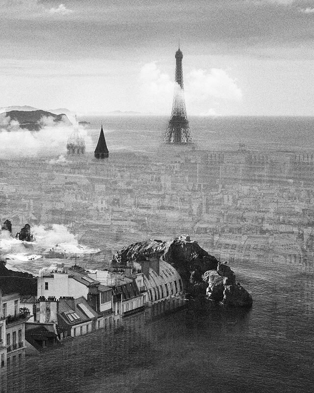 229/365

#paris #toureiffel #underthesea #ocean #blackandwhitephotography #globalwarming #photocollage #drone @noir