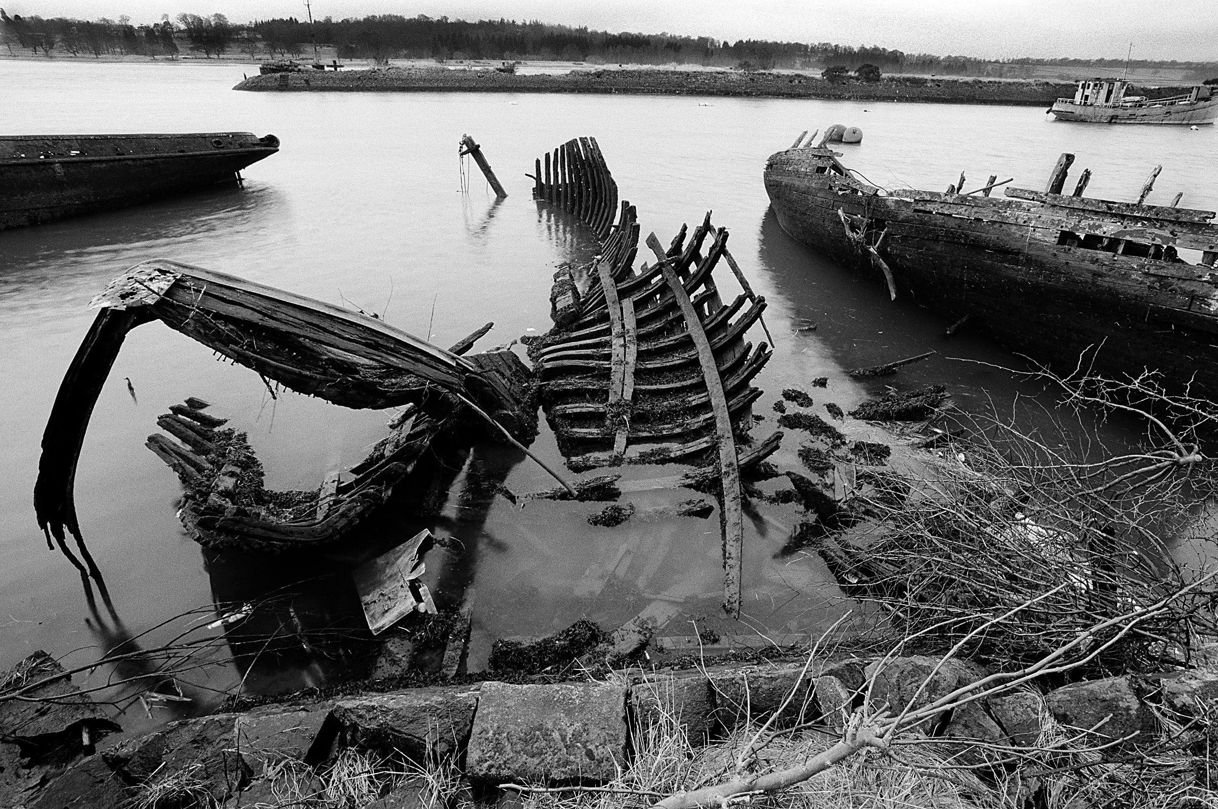 Graves,Bowling Basin, Scotland, Silver Gelatin Print. Urban Abandonment, exploring the urban decay and remnants that surround our everyday lives that now live only in our memories. 