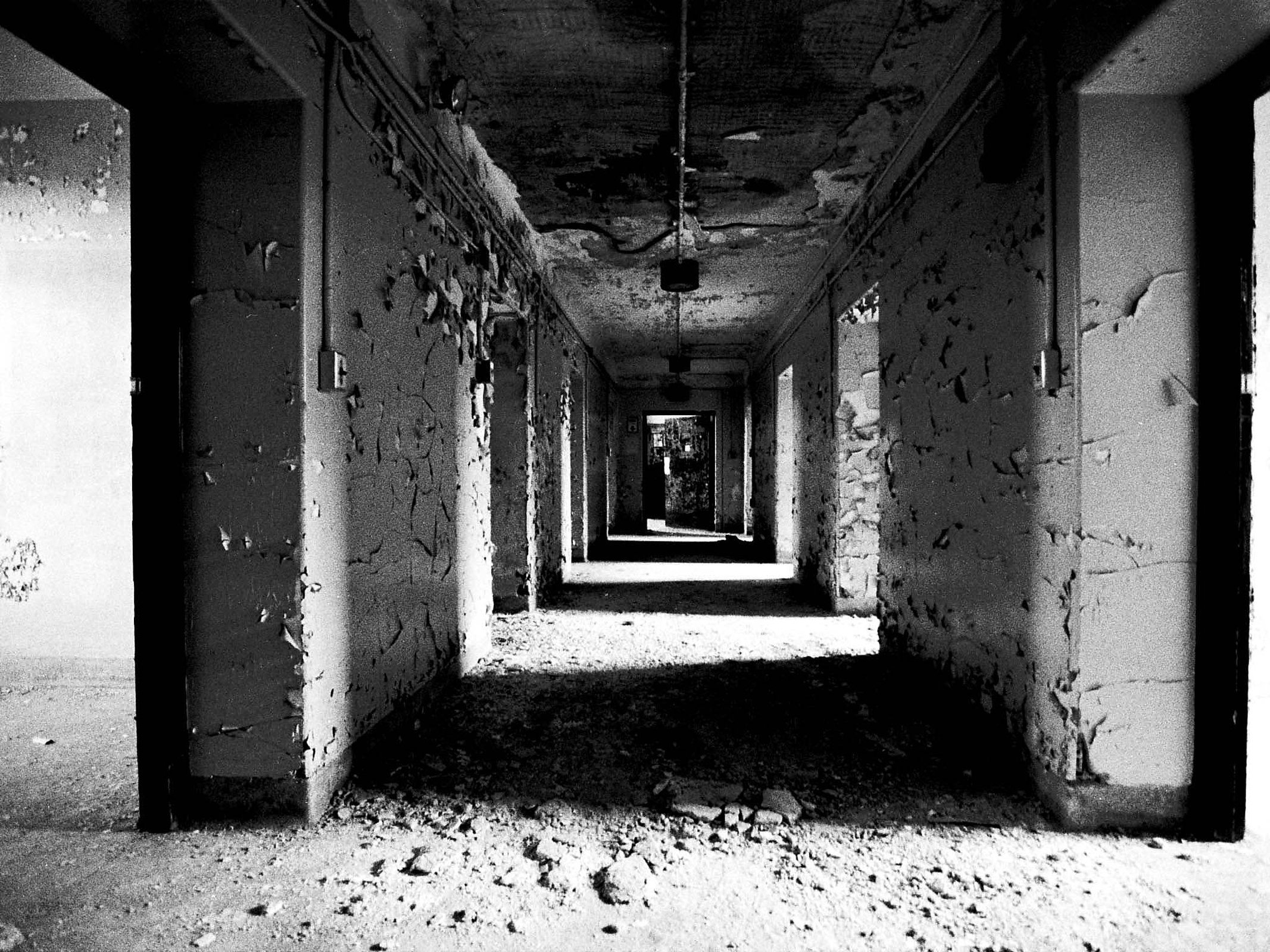 Foxboro State Hospital, M.A, U.S.A - Silver Gelatin Print. Urban Abandonment, exploring the urban decay and remnants that surround our everyday lives that now live only in our memories. 