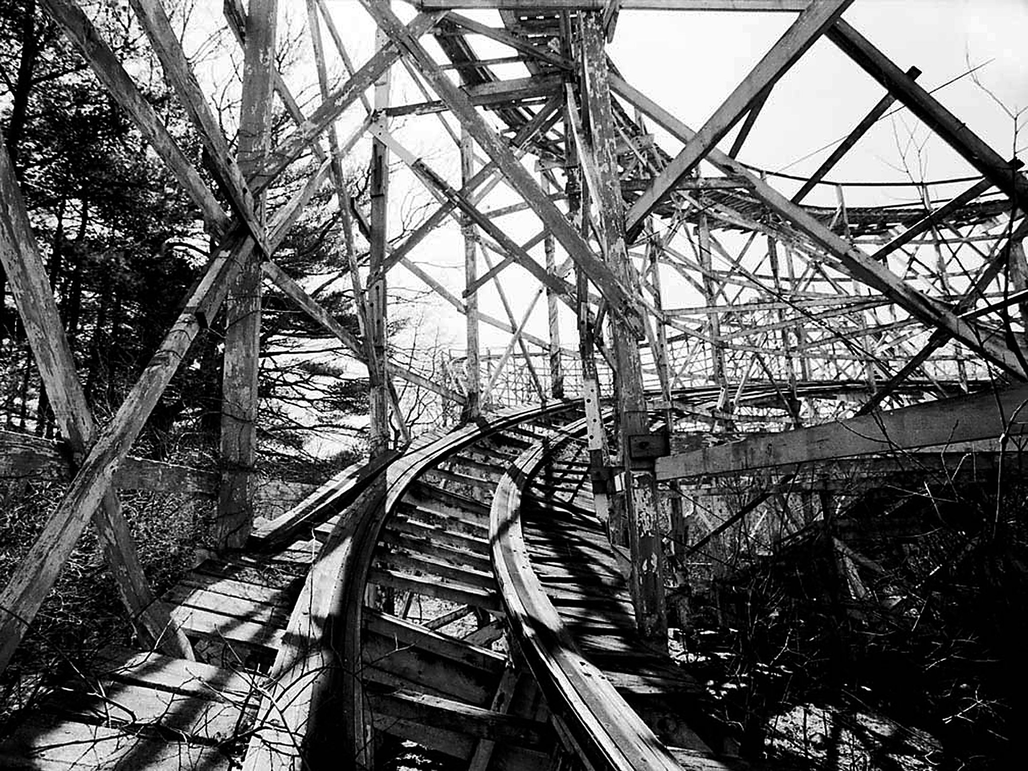 Lincoln Park, Dartmouth, M.A, U.S.A - Silver Gelatin Print. Urban Abandonment, exploring the urban decay and remnants that surround our everyday lives that now live only in our memories. 