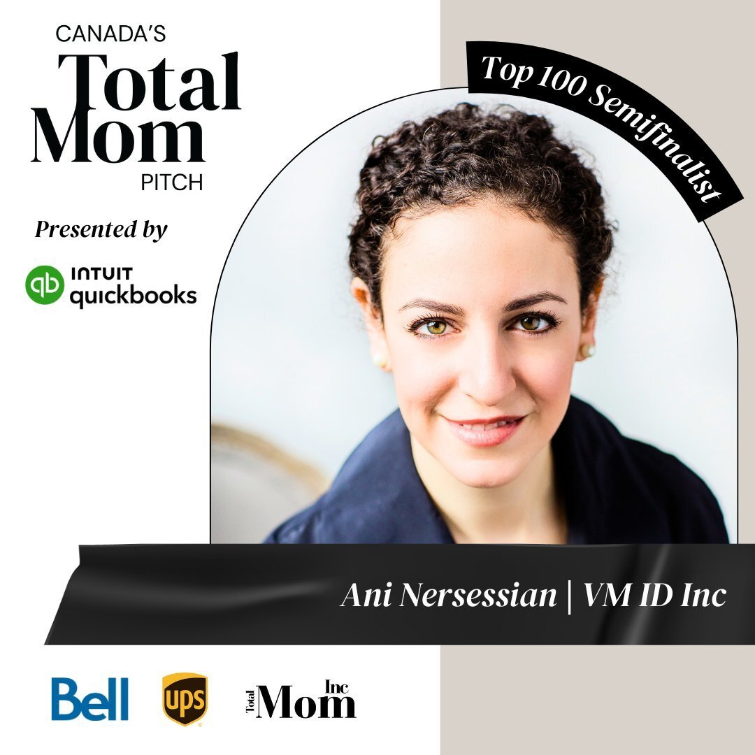 Incredibly honoured to be a semi-finalist for the Total Mom Pitch by @totalmominc ! ⁠
⁠
Many of you may not know the origin story of VM ID, but transitioning from a wonderful VM corporate job to creating this new worklife of my own was due to navigat