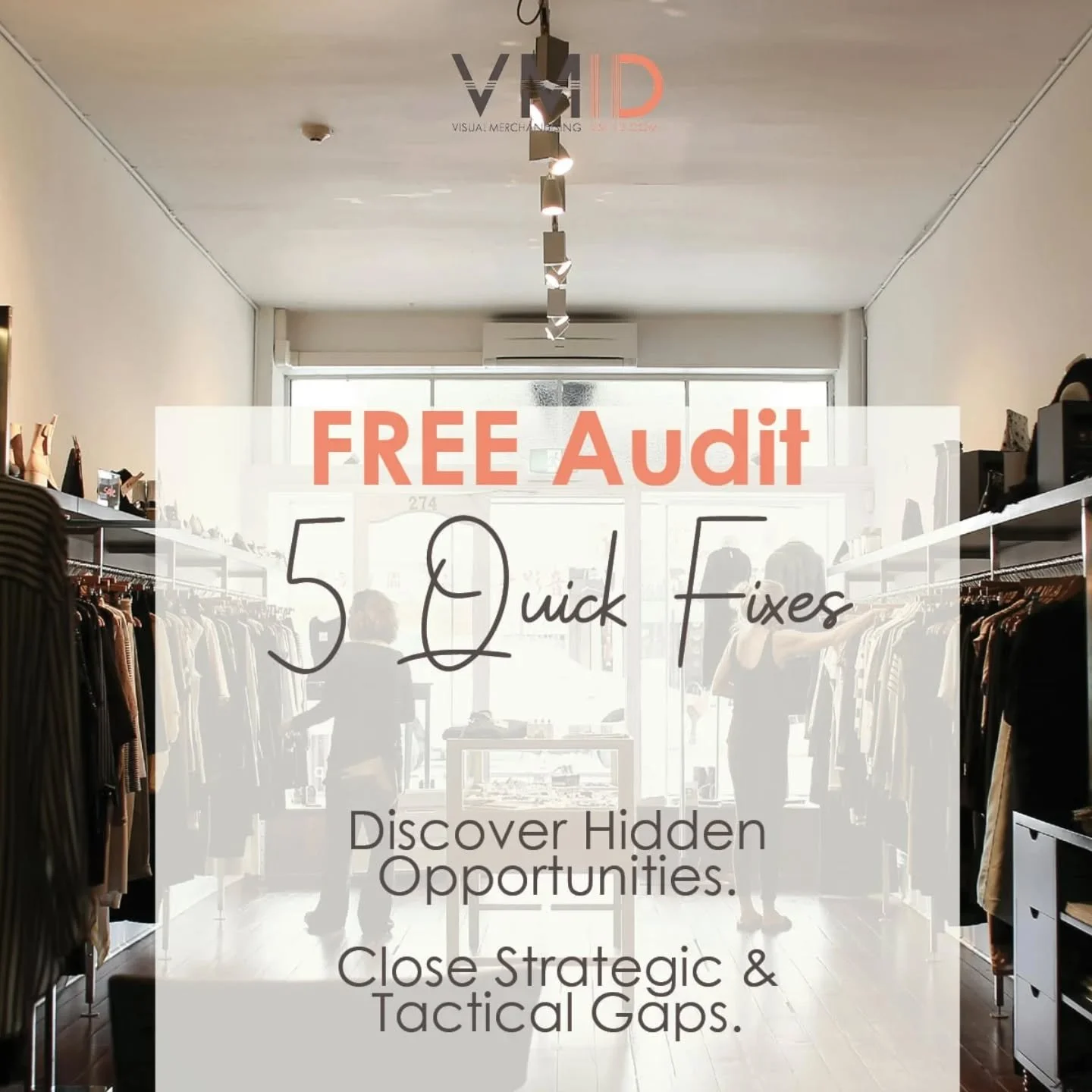 Are you leaving money on the table in your store?
Many retailers are, without even realizing it.

Our free 5-Point Visual Merchandising Profit Checklist helps you uncover quick fixes that improve store flow, increase foot traffic, and boost customer 