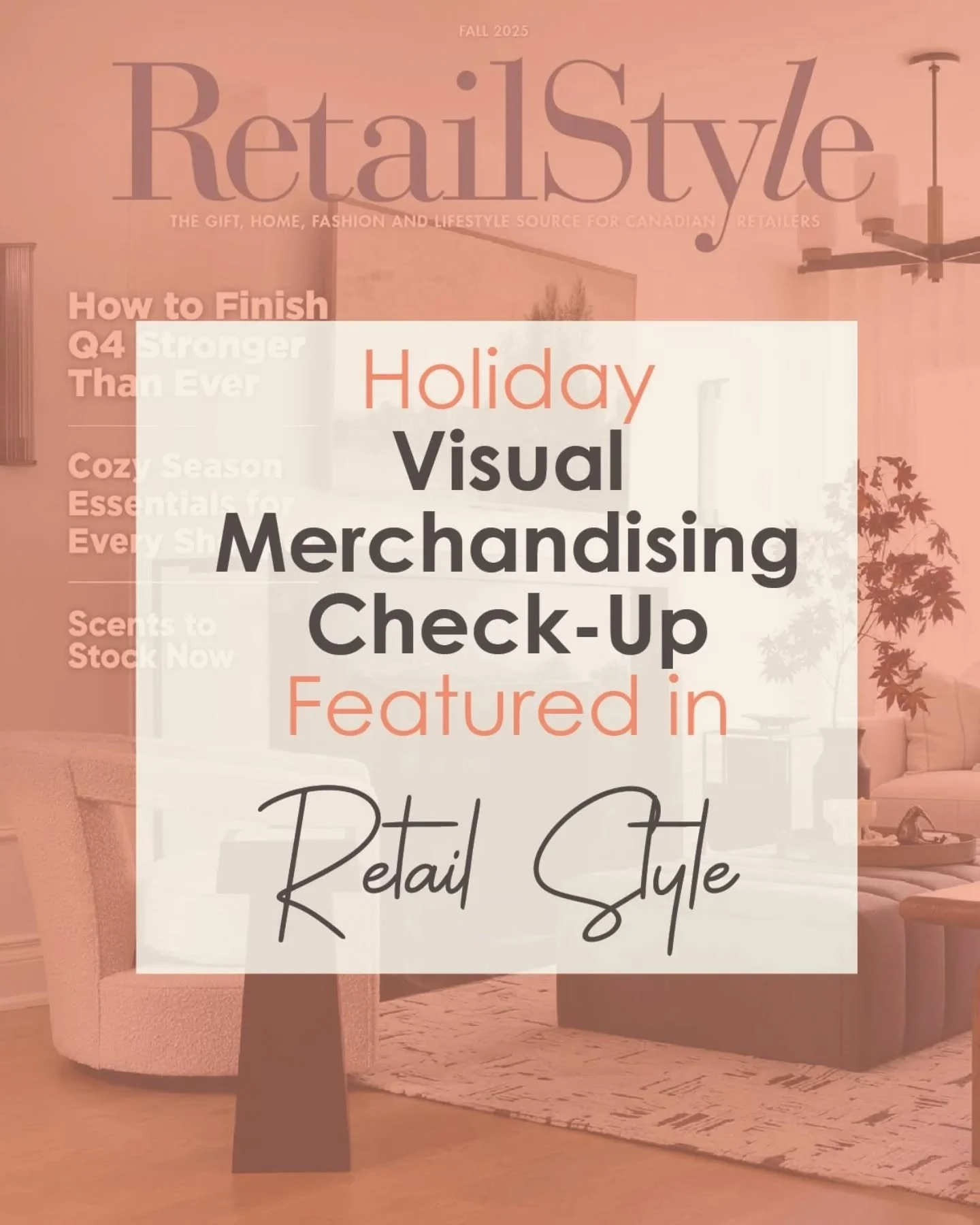 A big thank you to @retailstyle for featuring our Holiday Visual Merchandising Check-Up in their latest issue (flip to page 30!) 🎉

For retailers, Q4 can make or break your year. While you&rsquo;re focused on inventory and promotions, your visual me