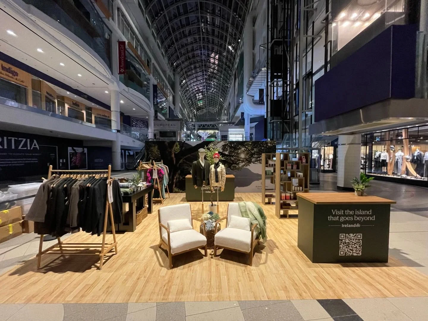 🍀Fourteen Irish brands, one small pop-up space.

The Made in Ireland showcase by @enterprise_ireland opened last week at @cftoeatoncentre and will run until St. Patrick&rsquo;s Day 

The pop-up brings together Irish beauty, fashion, knitwear, and li