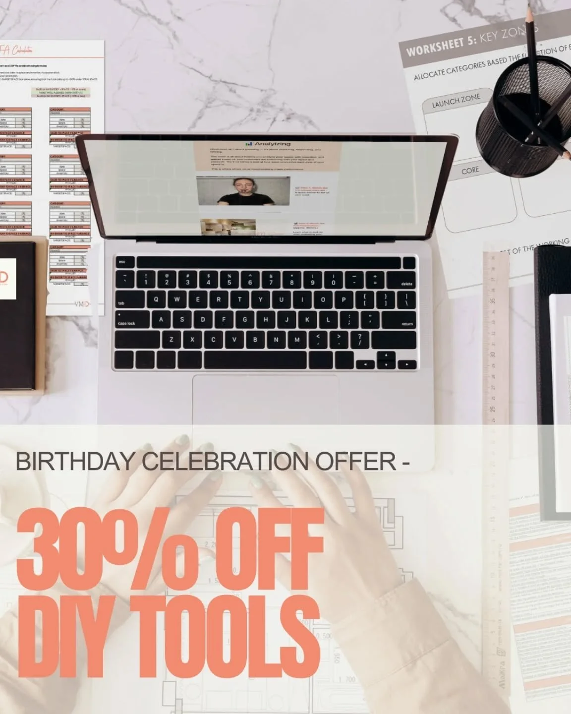 July is VM ID&rsquo;s birthday month&mdash;and our newsletter subscribers are getting the gift. 🎉

This month, subscribers will receive **30% off all VM ID DIY visual merchandising tools and training resources**, including the VM 101 Starter Kit.

W