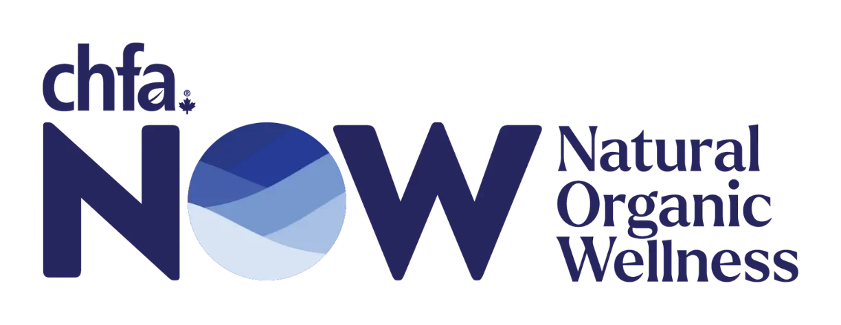 CHFA NOW event logo for the Natural Organic Wellness conference and trade show, taking place  in Vancouver, BC and Toronto, ON