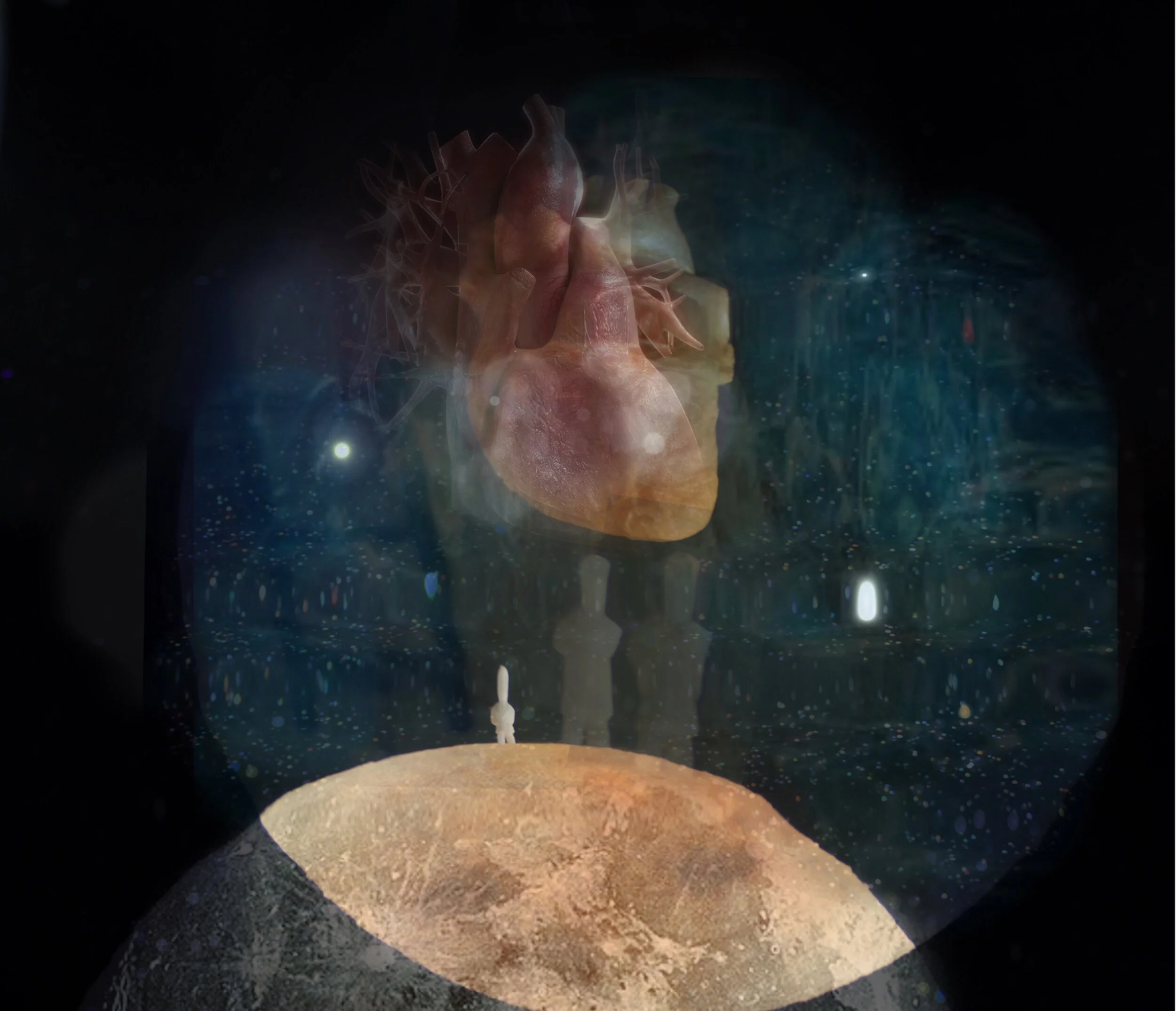 HEART OF FLESH IX -  WATER SCOPE DIGITAL PHOTOGRAPHY 2021