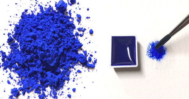 Pigment Ultramarin Aquarellnäpfchen