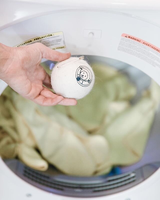 Last week when we shared these dryer balls we received sooooo many DMs from people who were worried and/or annoyed by the static they cause with your clothes.  Well ladies and gents we have a solution!🥳 Attach a good ol&rsquo; fashion safety pin to 