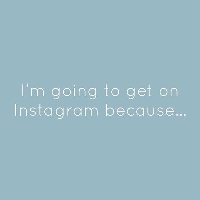 What&rsquo;s your answer to this question?? I&rsquo;m just truly curious.  I honestly think Instagram is a great space that can be very uplifting, educational, empowering, and fun if you let it be! But I also know it can be a HUGE time suck if I tap 
