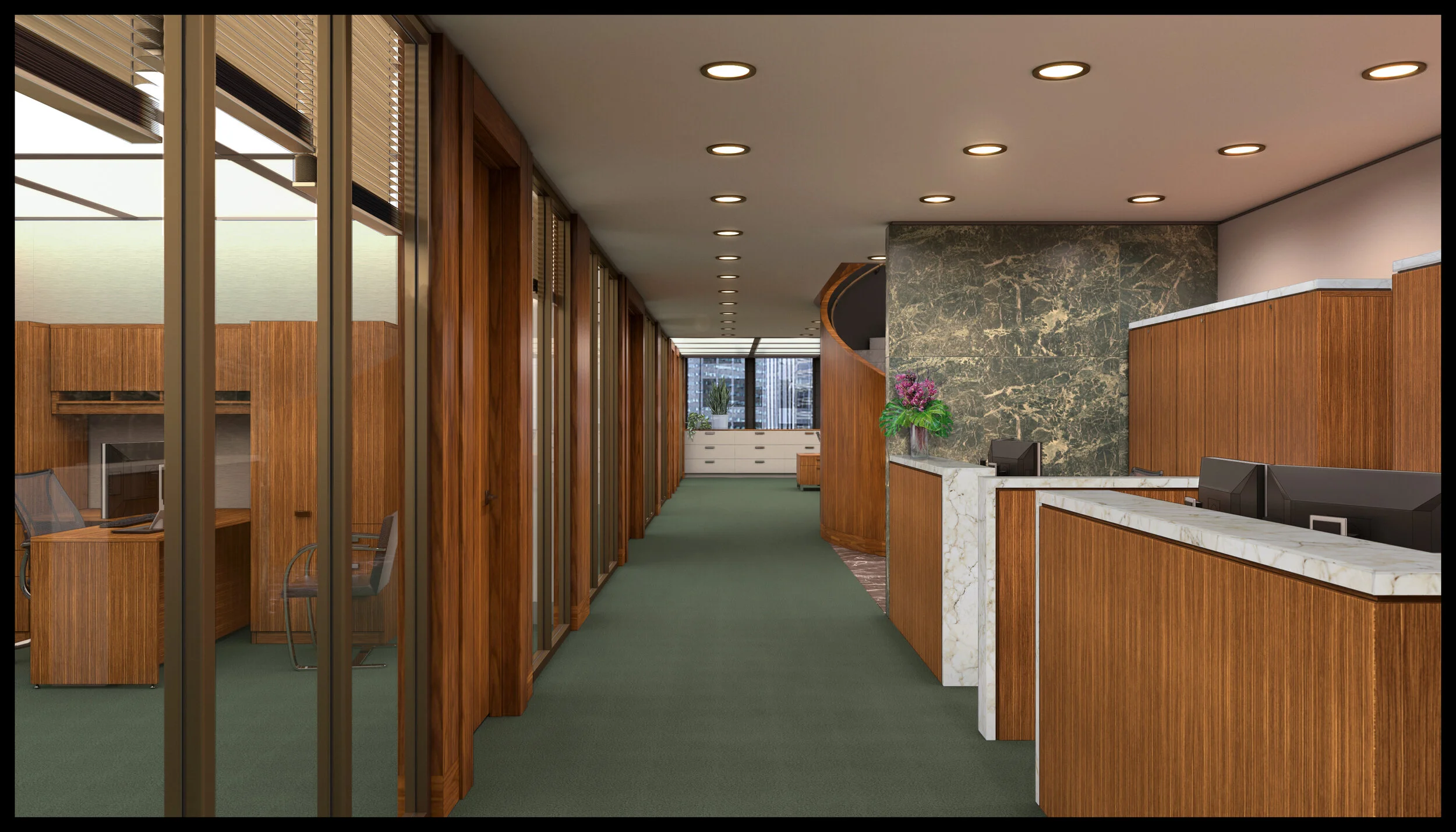 CONCEPT ARTWORK - OFFICE CORRIDOR