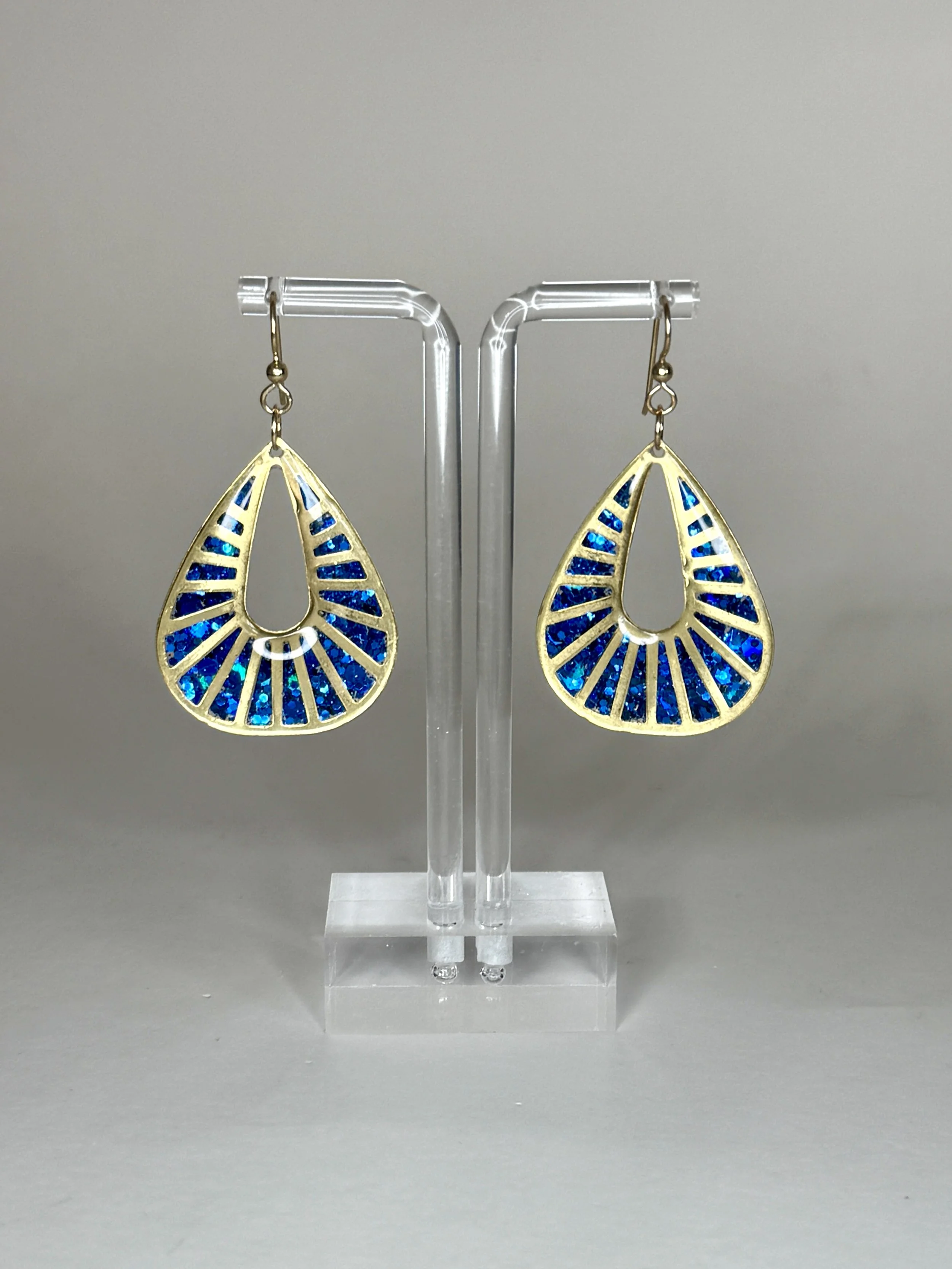 Blue Horizon Teardrop Earrings