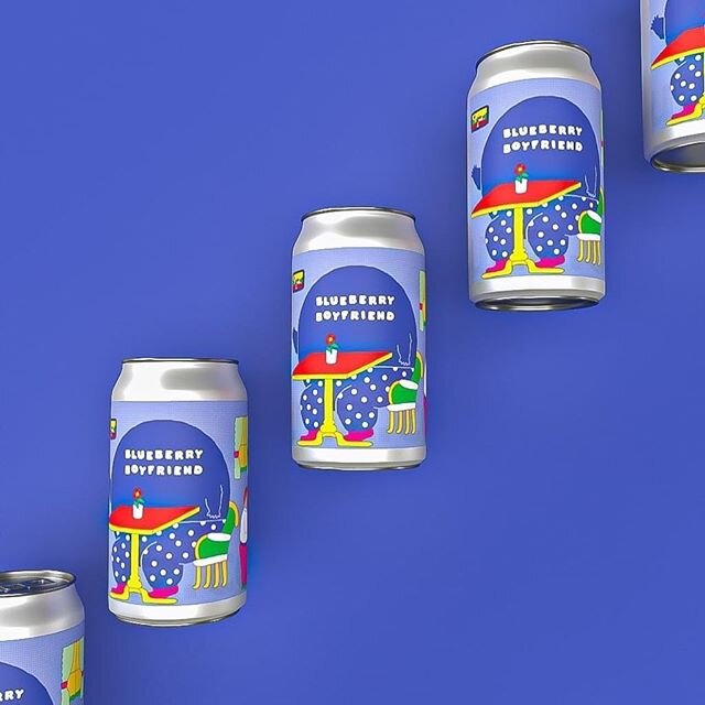 Nothing better than a refreshing fruited sour on a hot day like today. Four packs of Blueberry Boyfriend from Prairie Artisan Ales available in Indiana!