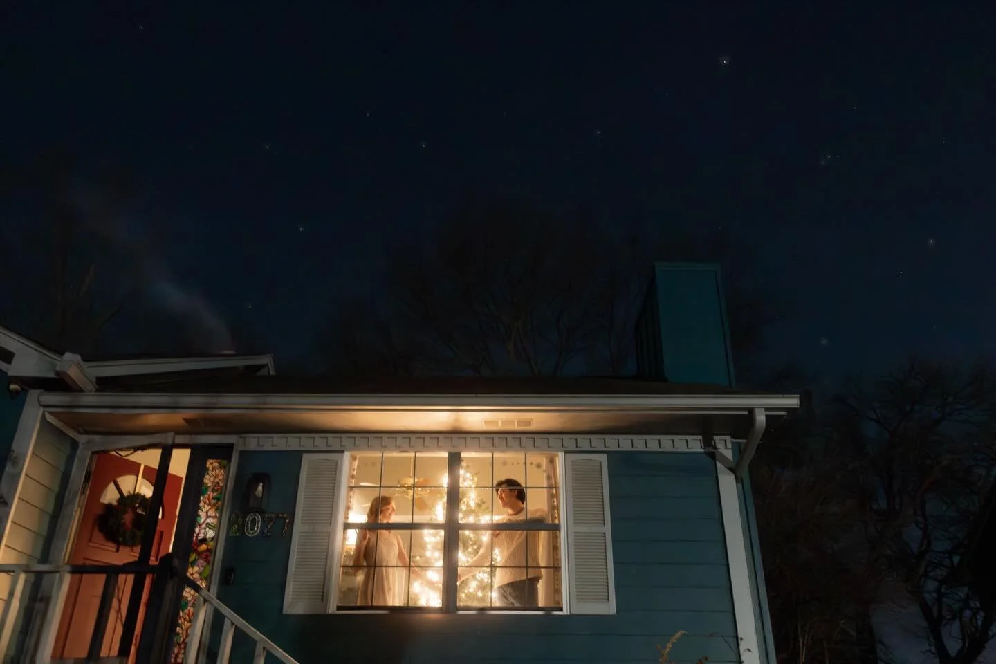 Did I spend way too long editing this one single photo? Maybe 🤣 but it was worth it. When I was taking this photo I could see the steam from the smoke stack coming out of the top of the house and the stars in the sky, but didn&rsquo;t want to blow o