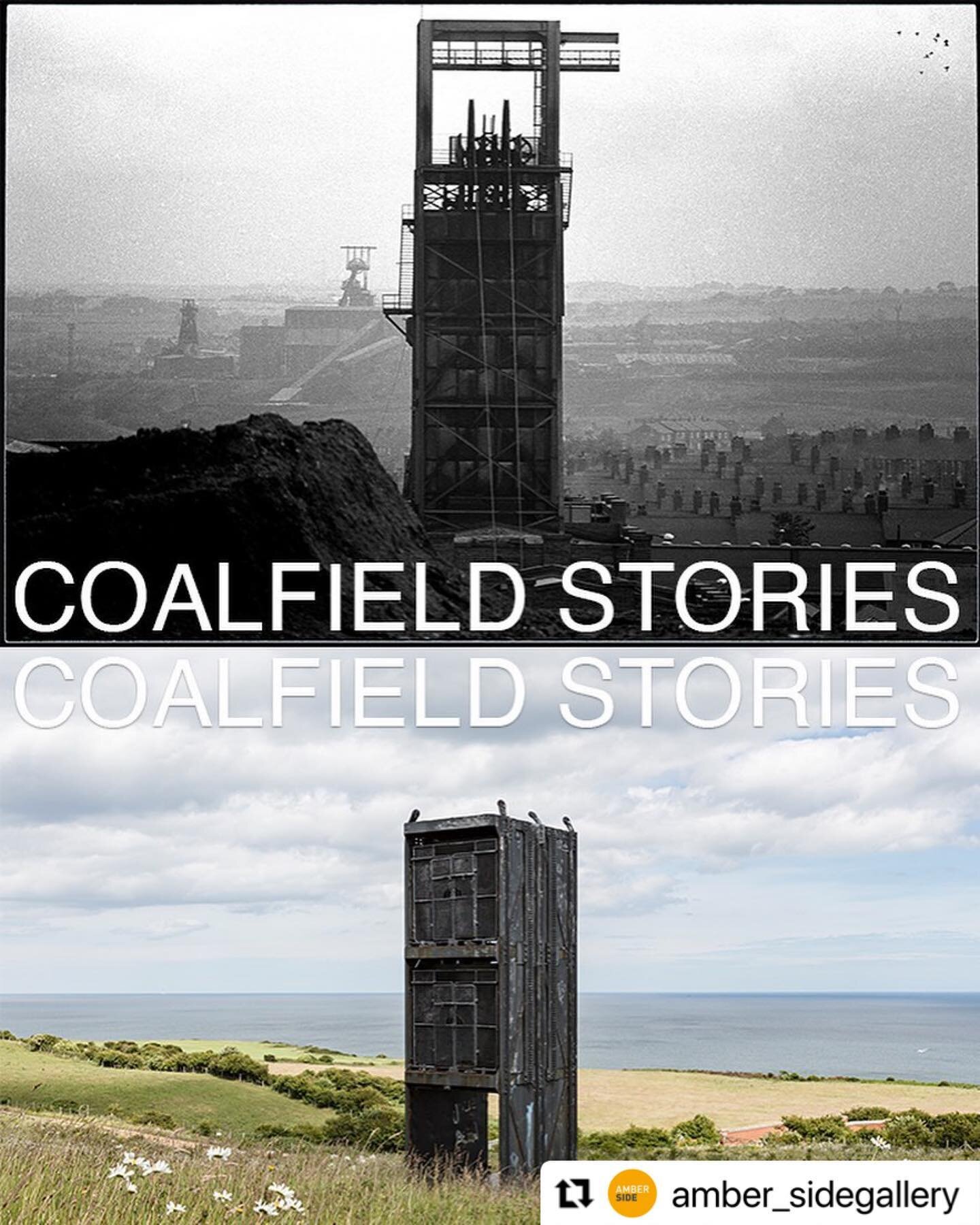 Very pleased to have one of my Easington images used alongside Keith Pattison&rsquo;s iconic image, for the cover of @amber_sidegallery &lsquo;s multimedia magazine &lsquo;Coalfield Stories&rsquo;; celebrating AmberSides engagement over the past 40 y