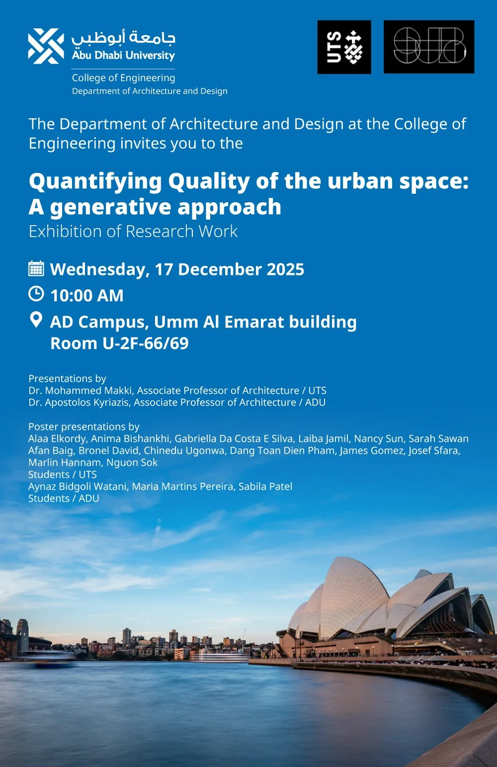 ADU-UTS Workshop Part 2 (Abu Dhabi)