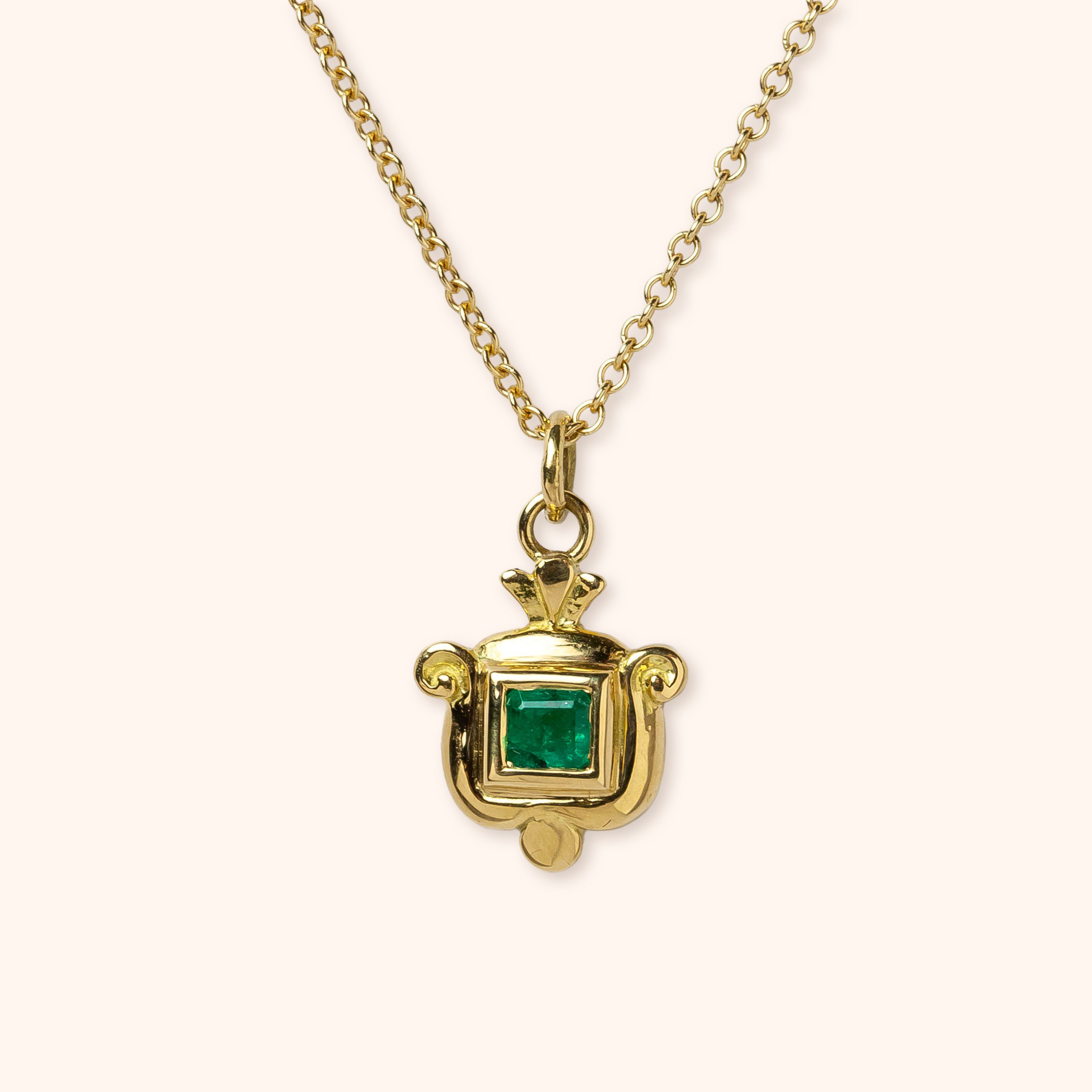 Andes Scroll Pendant