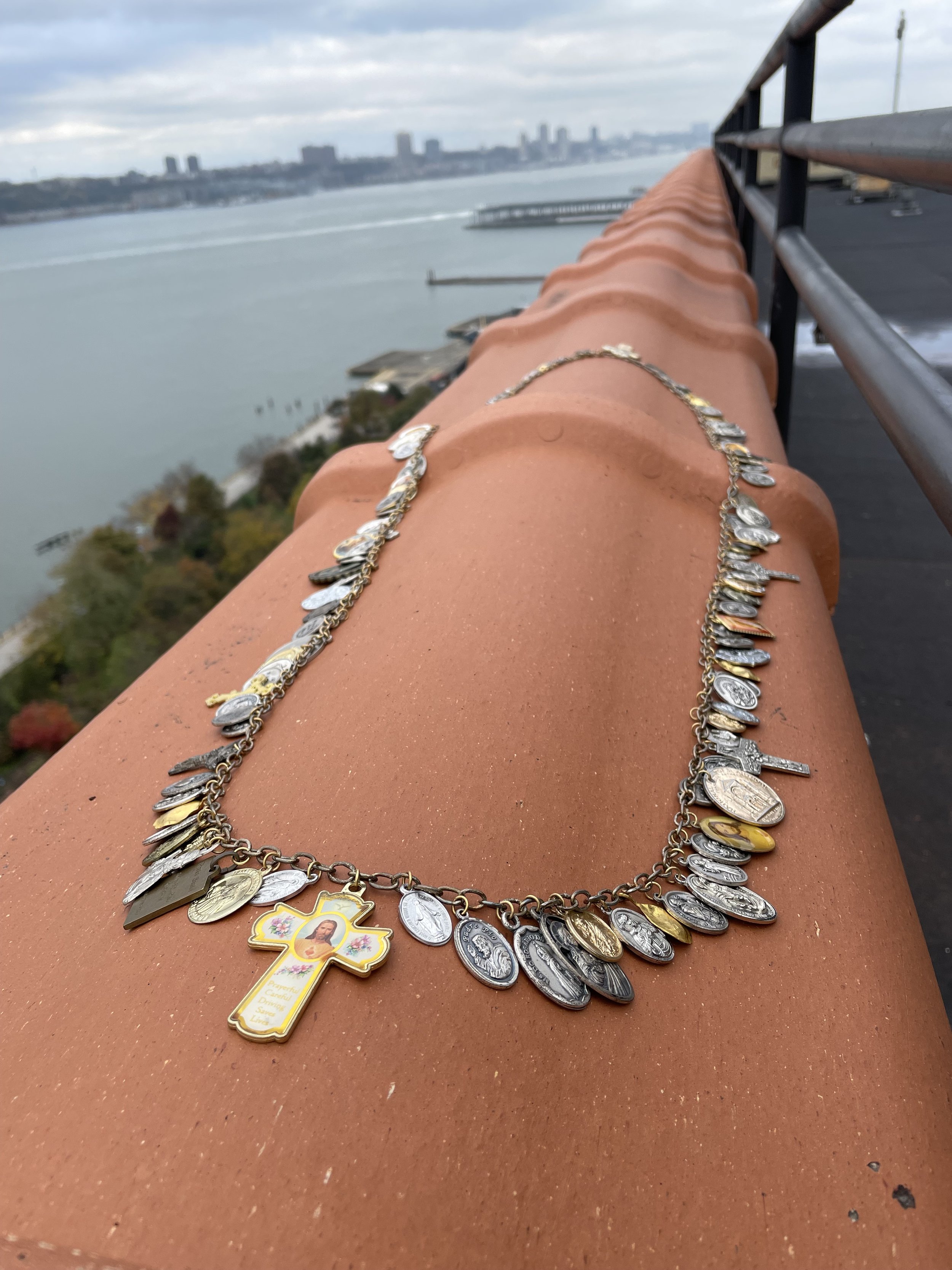 On our roof at the Starrett-Lehigh building