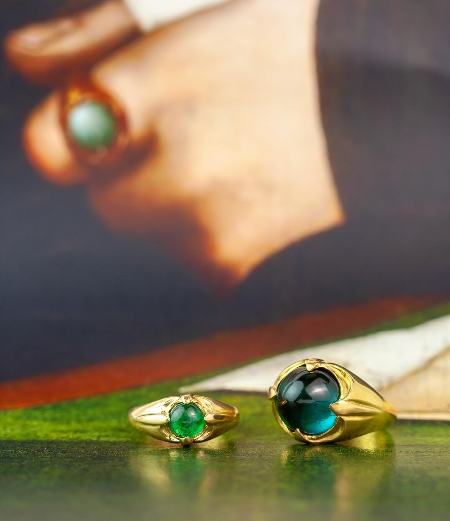 Each piece of fine jewelry in &ldquo;Off the Canvas&rdquo; is an homage to goldsmiths of antiquity and to the multidisciplinary arts of the Renaissance guilds. 

It is my hope to bridge history, art, and personal style. Renaissance painters were ofte