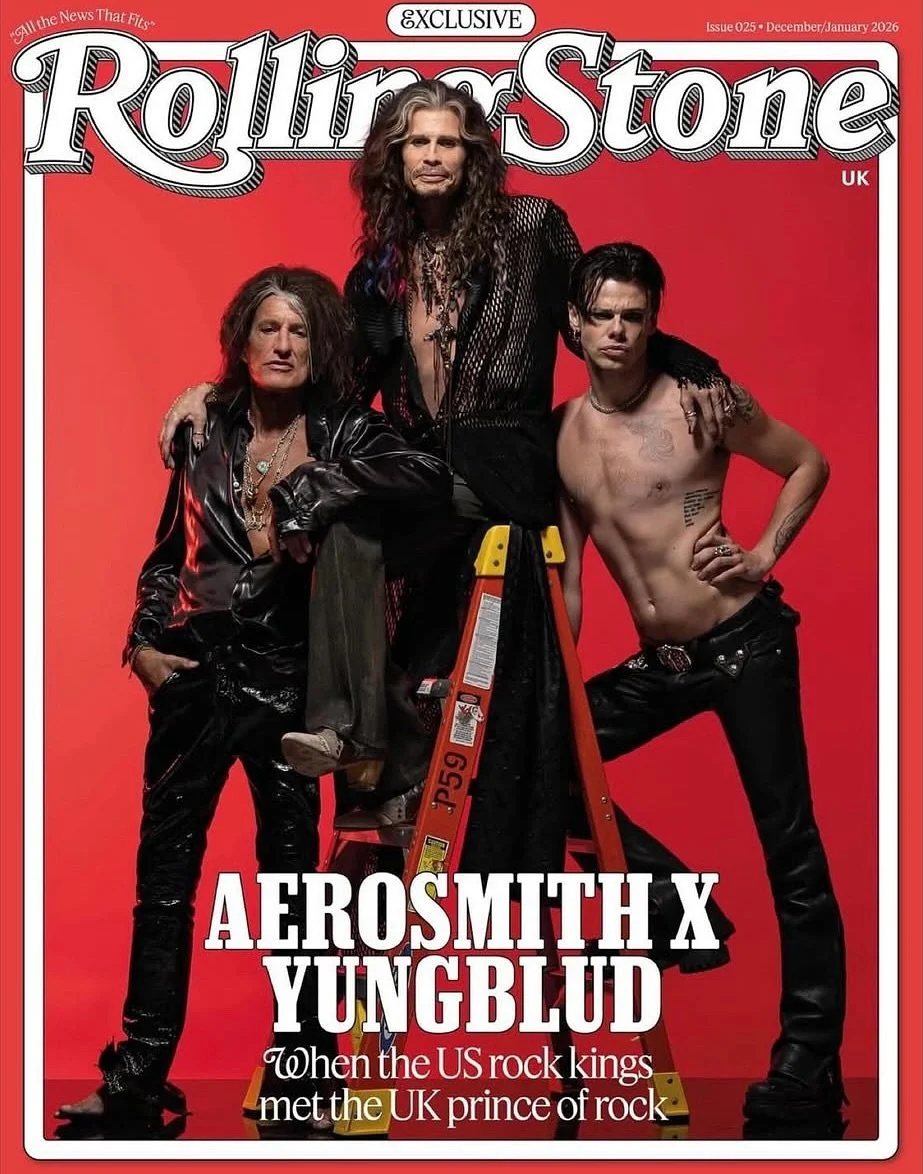 &ldquo;AEROSMITH X YUNGBLUD &mdash; When the US rock kings met the UK prince of rock.&rdquo; &mdash; Rolling Stone UK 
And apropos of everything&hellip; Joe Perry wore our &ldquo;Little King&rdquo; pendant in 22-karat gold, diamond and aquamarine, on